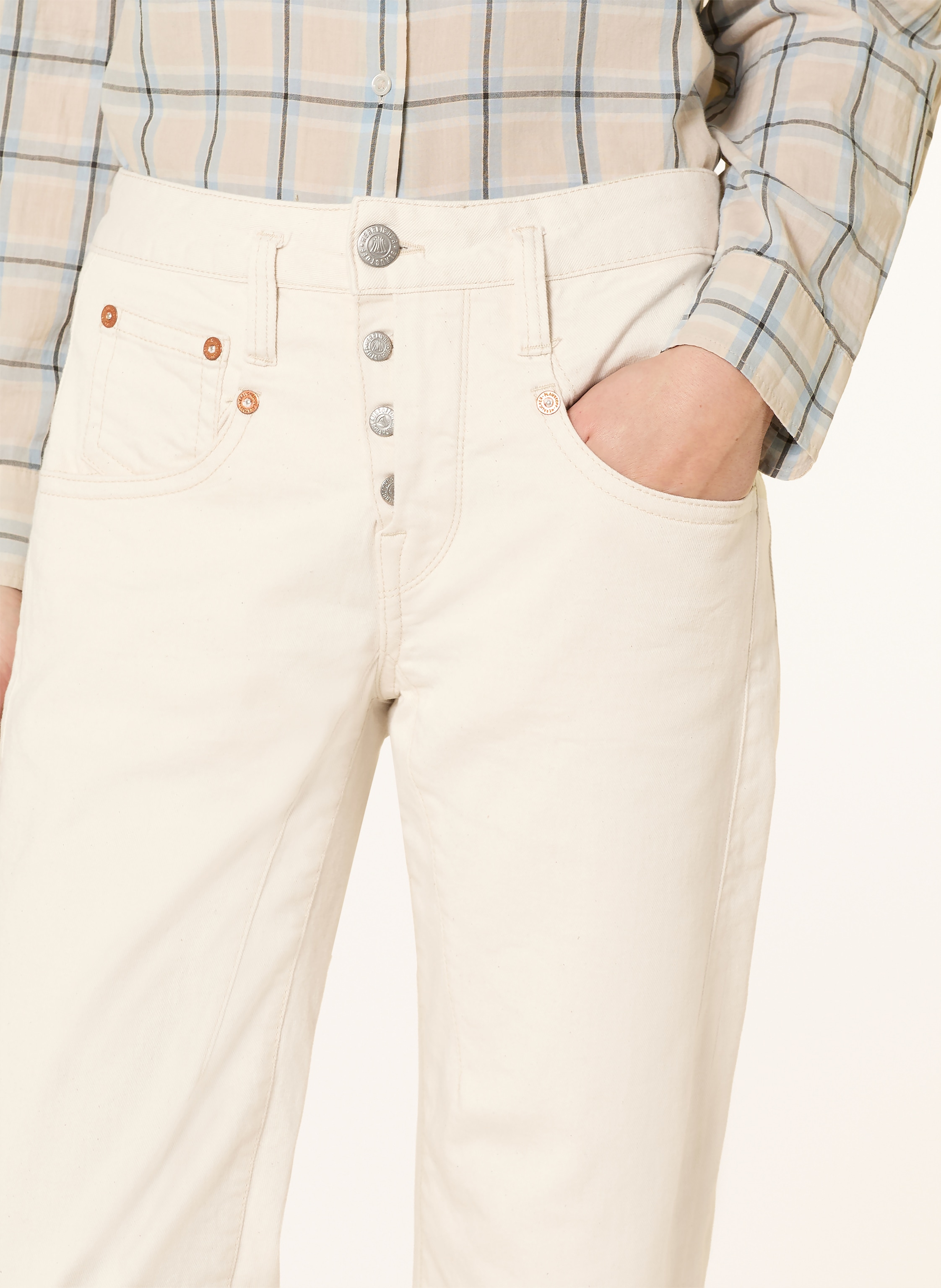 Thumbnail - Herrlicher Cropped Jeans Shyra weiss