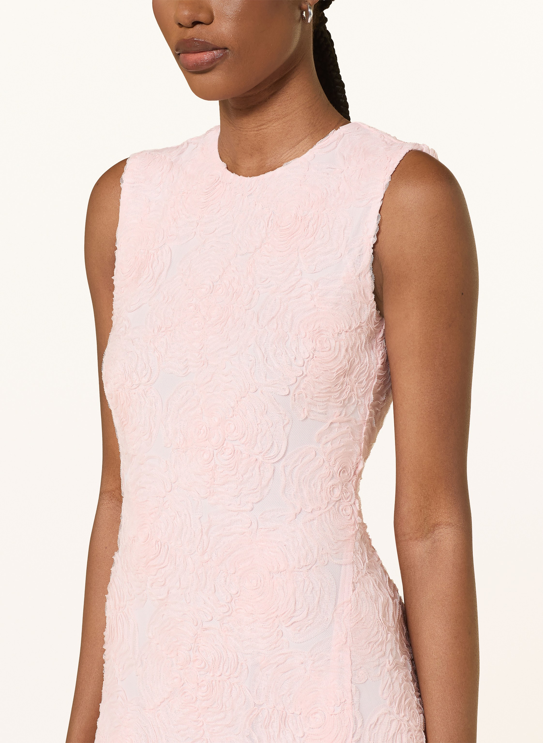 Thumbnail - Rotate Mesh-Kleid rosa