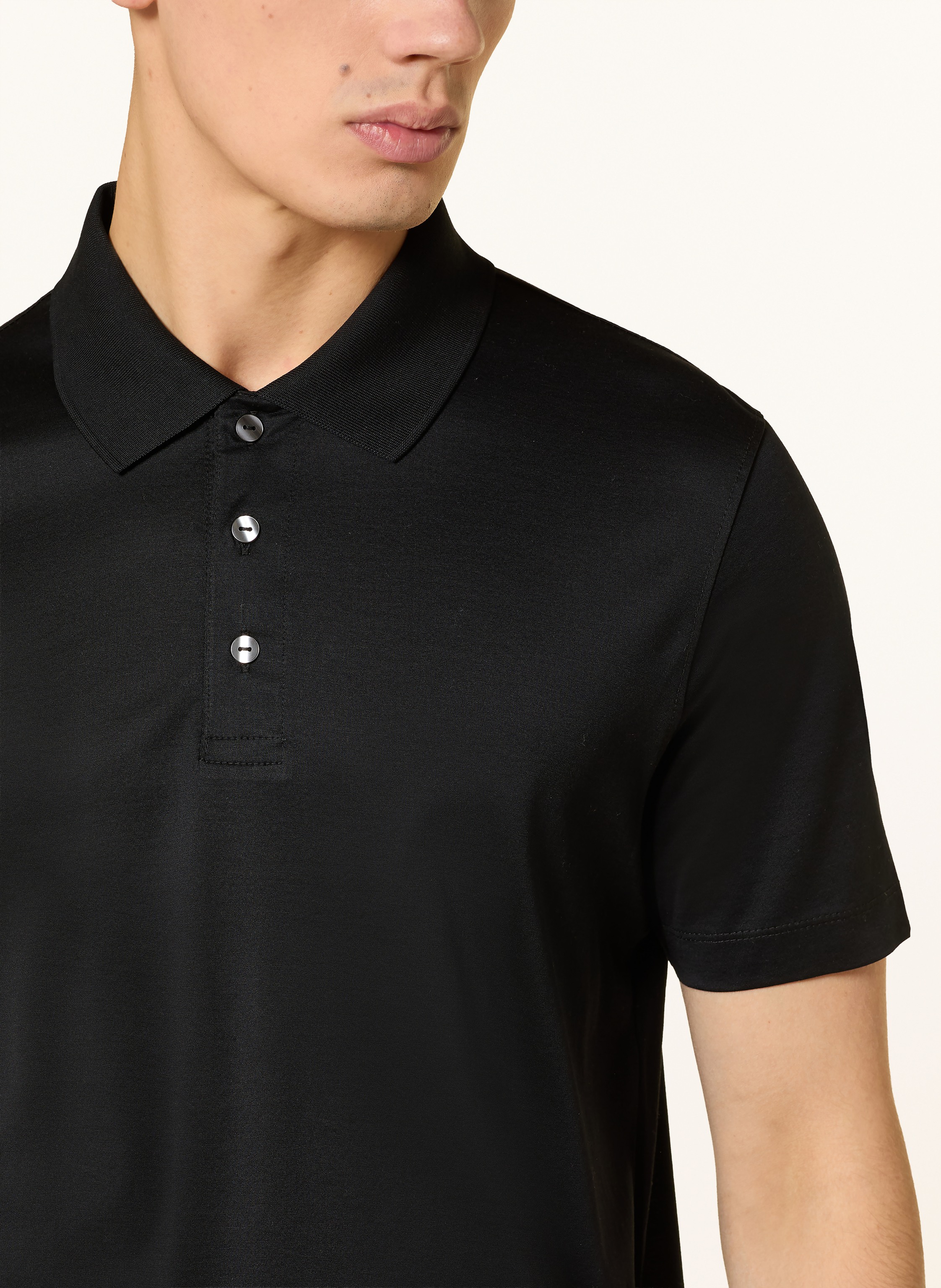 Thumbnail - Paul Jersey-Poloshirt schwarz