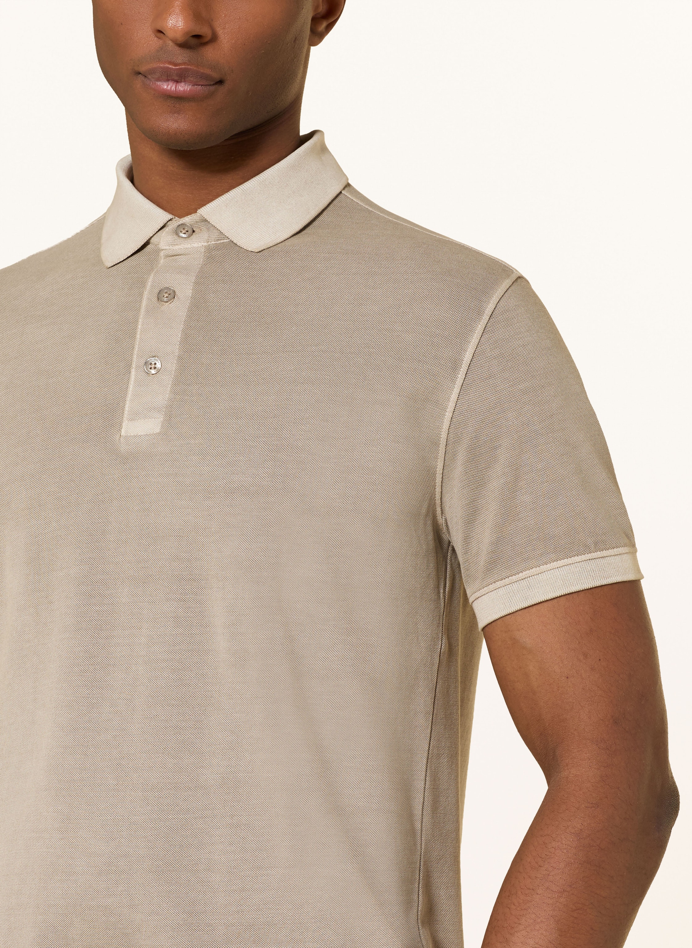 Thumbnail - Strokesman's Piqué-Poloshirt beige