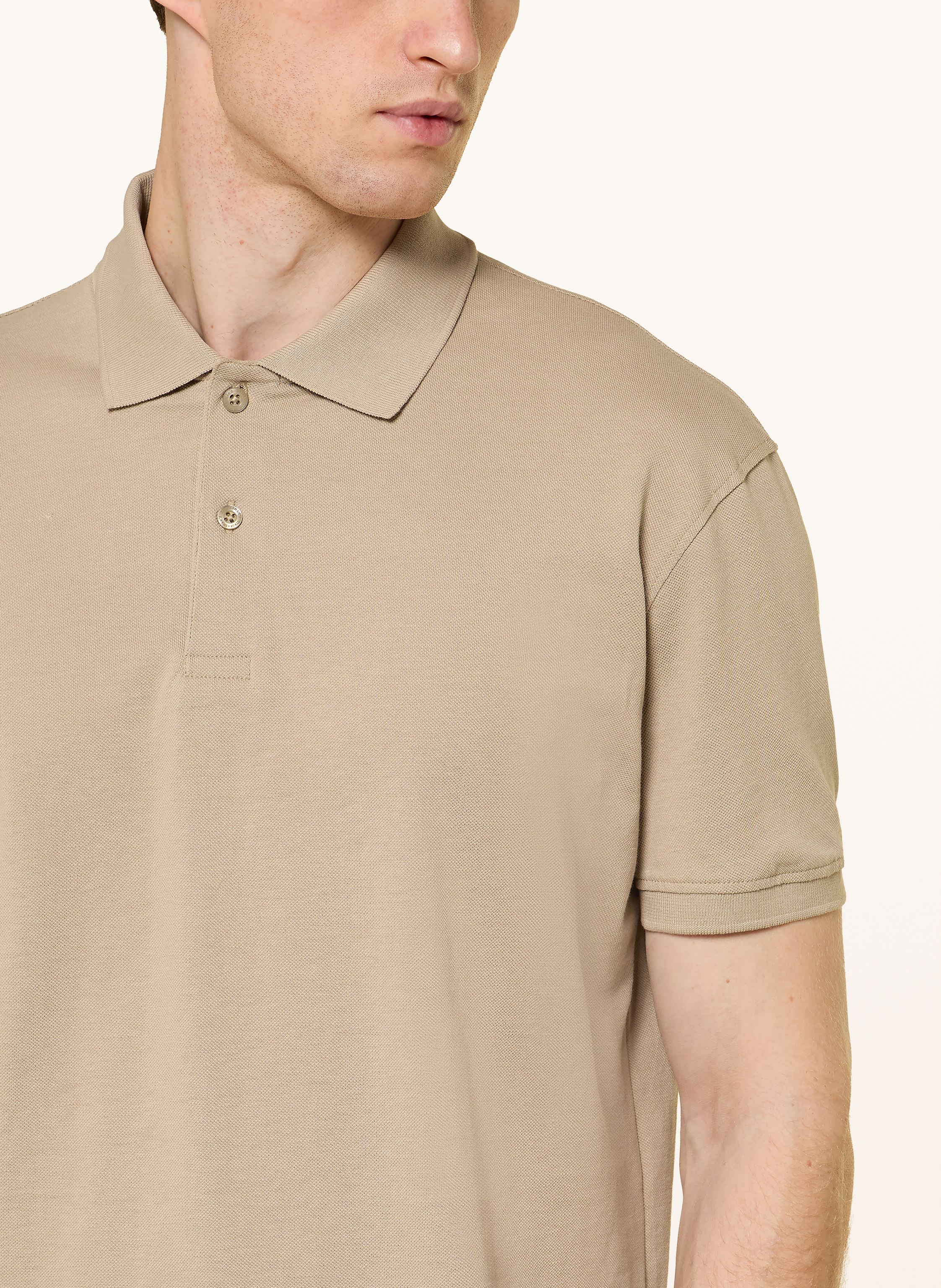 Thumbnail - Strokesman's Piqué-Poloshirt beige