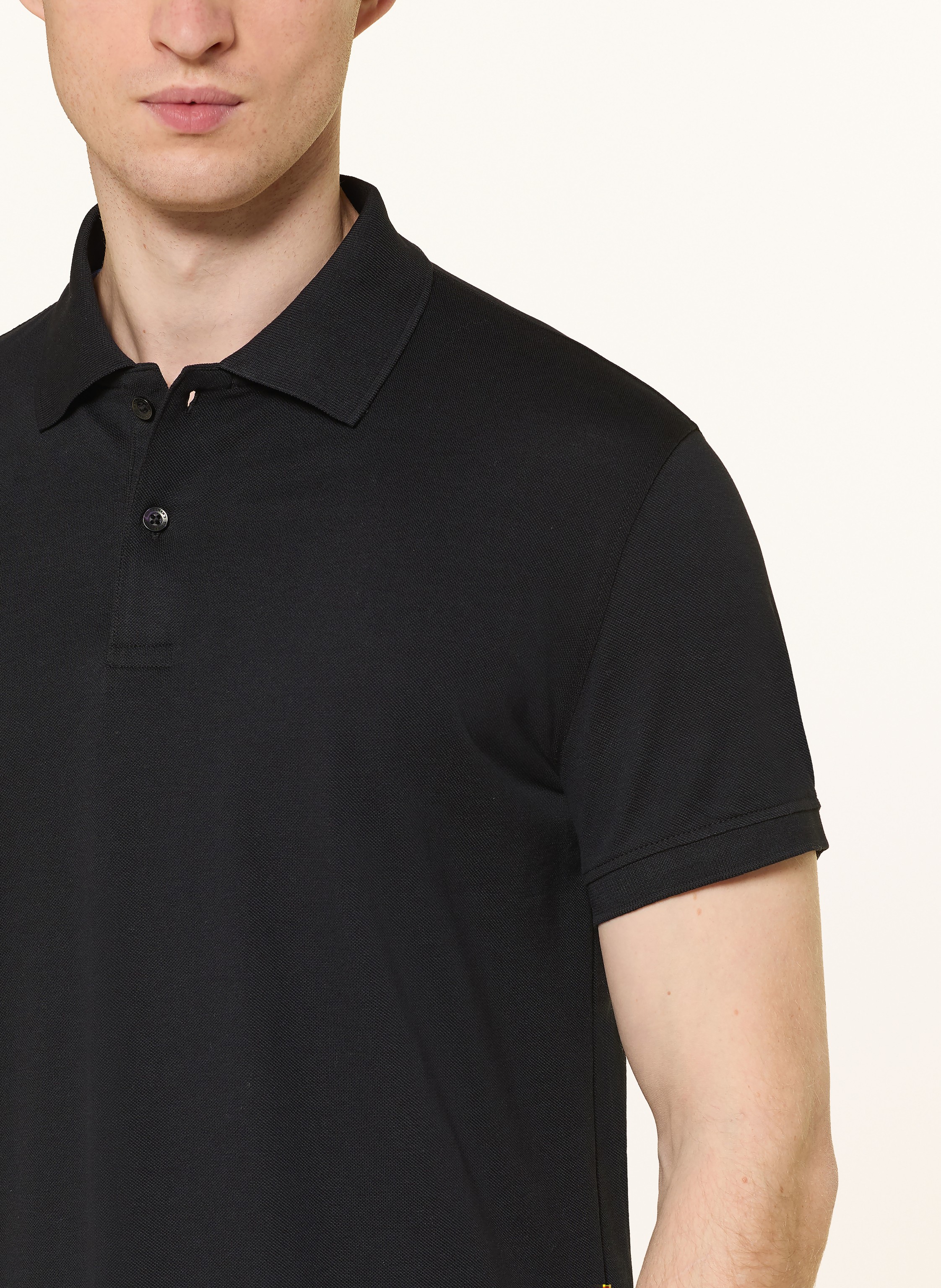 Thumbnail - Strokesman's Piqué-Poloshirt schwarz