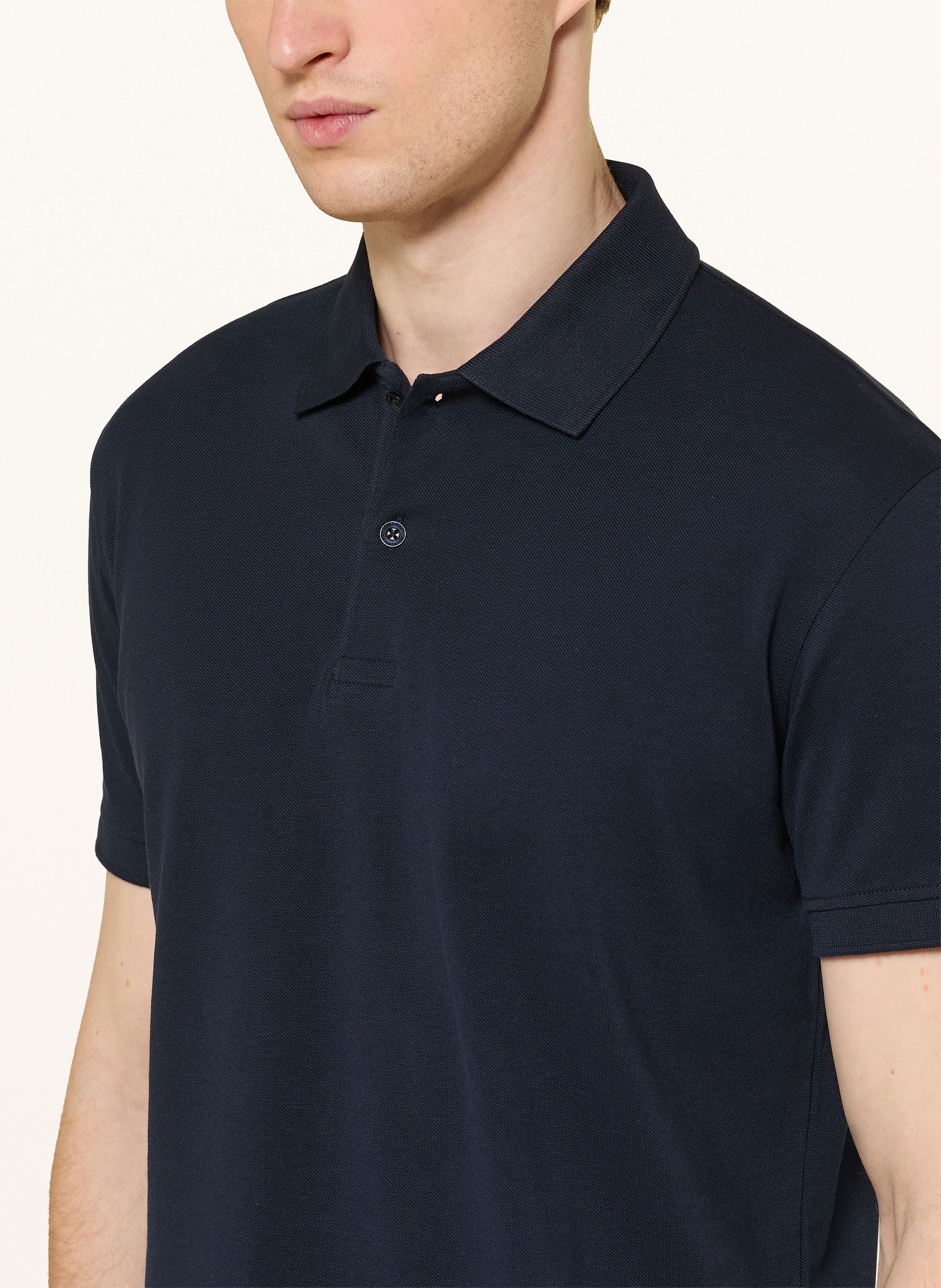 Thumbnail - Strokesman's Piqué-Poloshirt blau