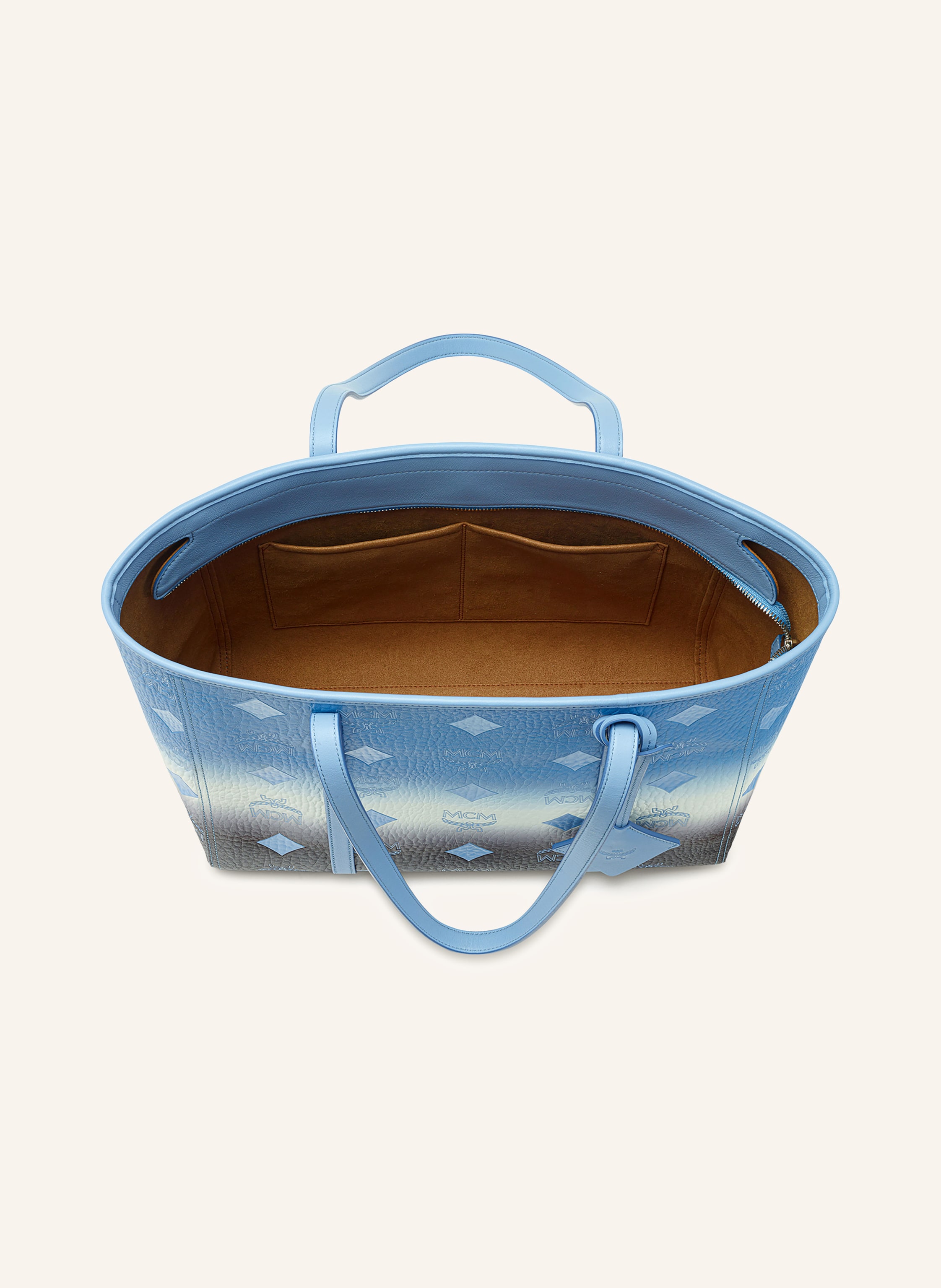 Thumbnail - Mcm Shopper Toni Medium blau