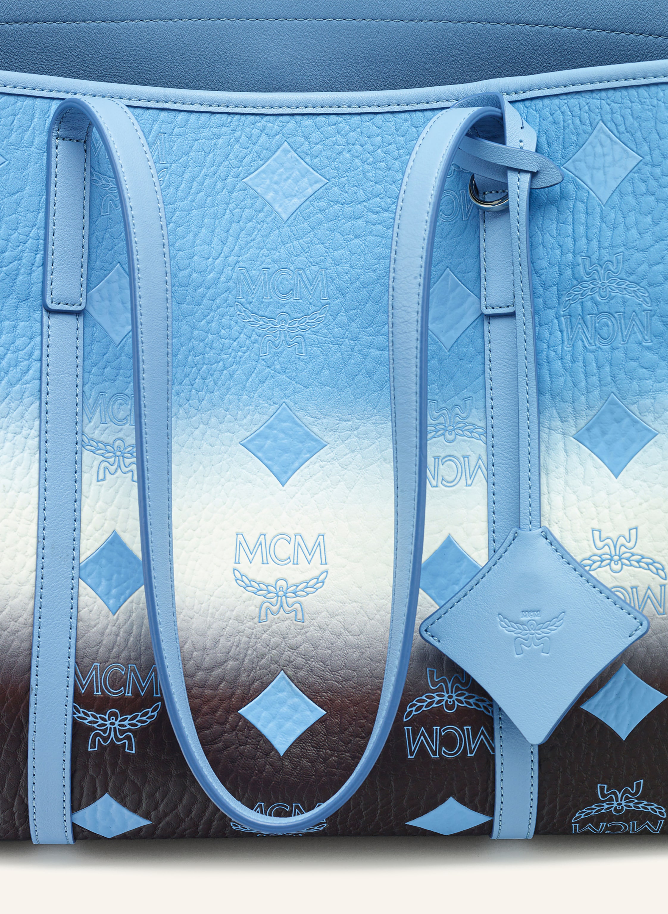 Thumbnail - Mcm Shopper Toni Medium blau