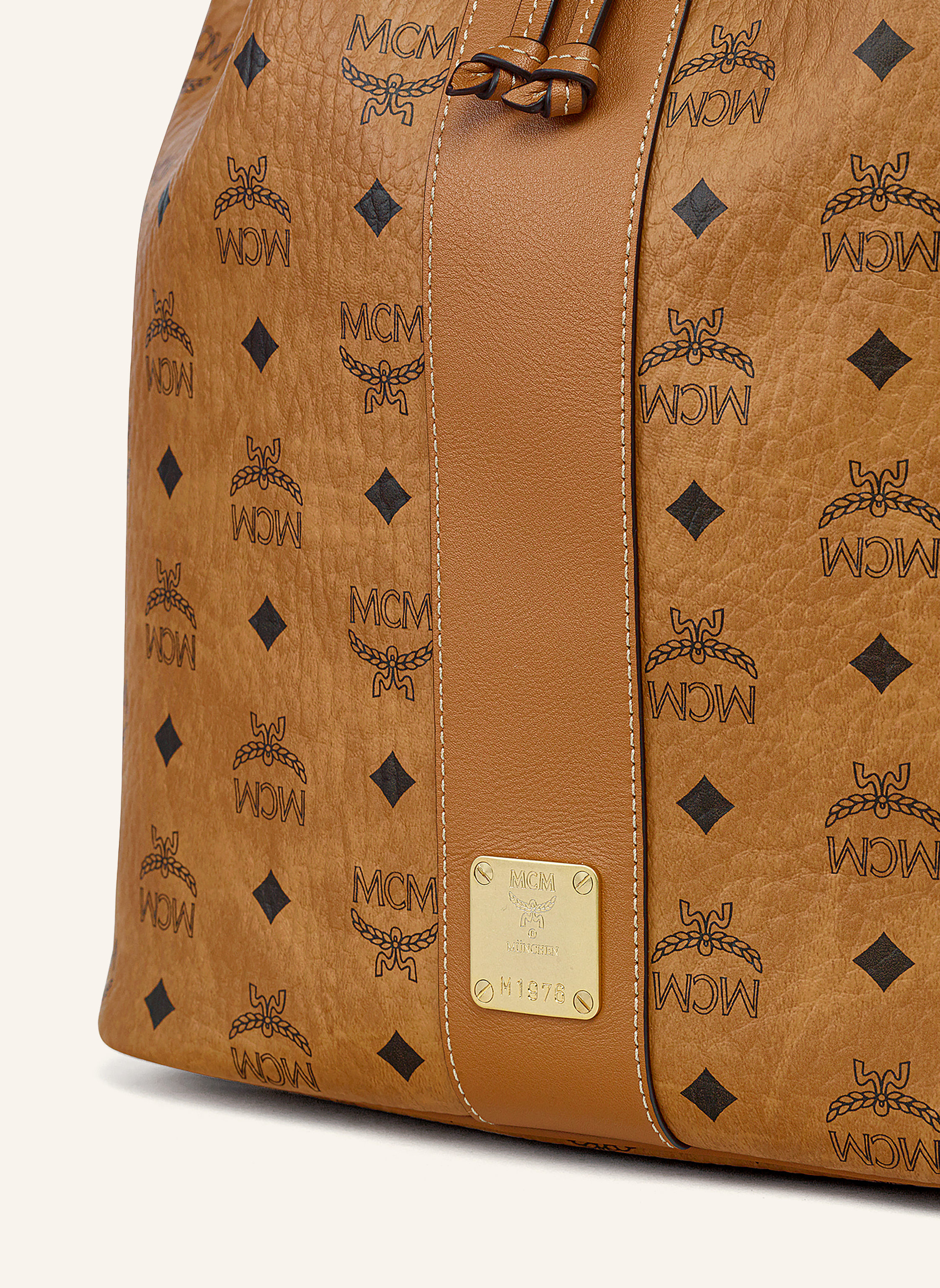 Thumbnail - Mcm Beuteltasche Dessau Iv Mit Pouch braun