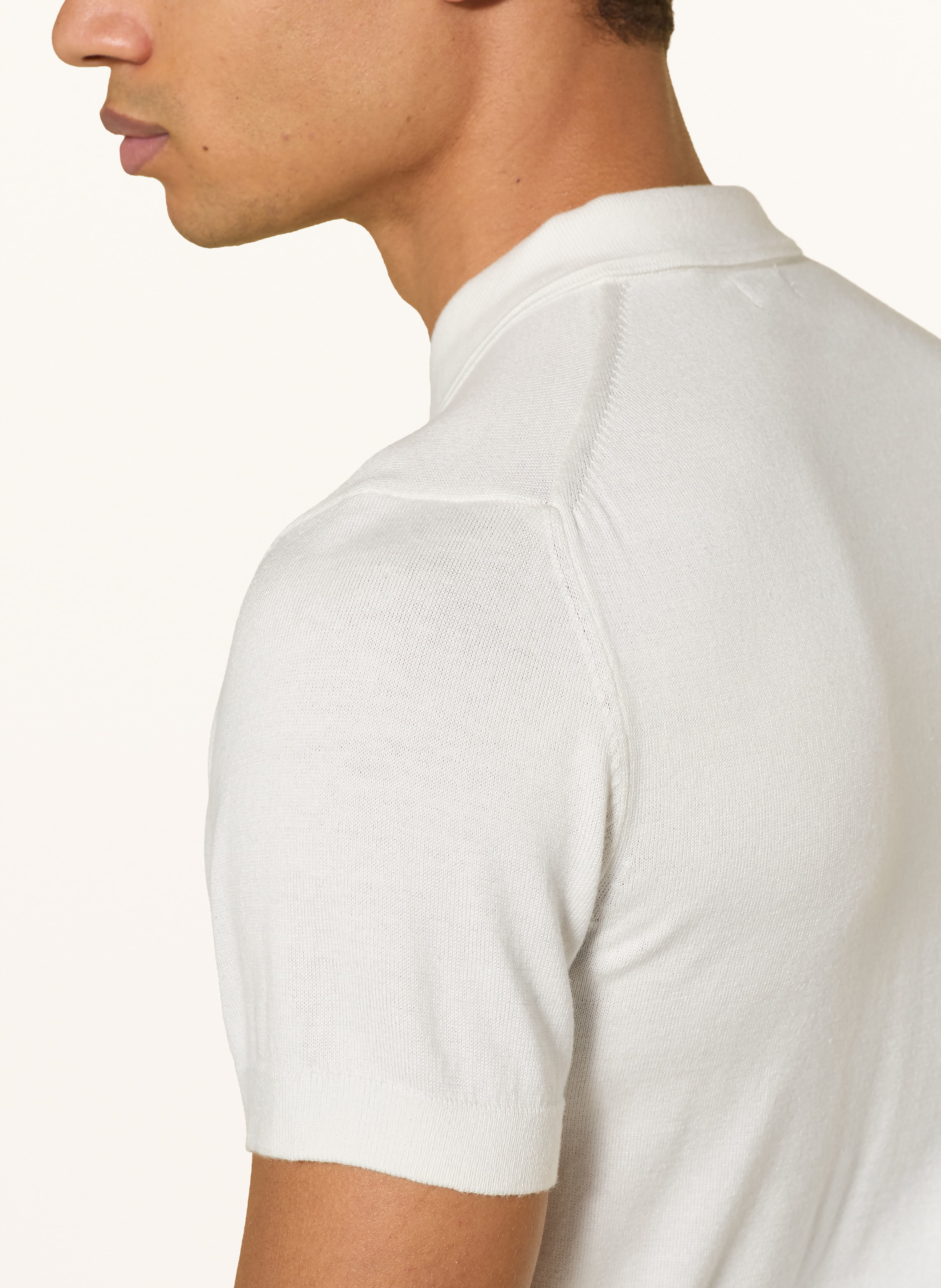 Thumbnail - Paul Strick-Poloshirt weiss