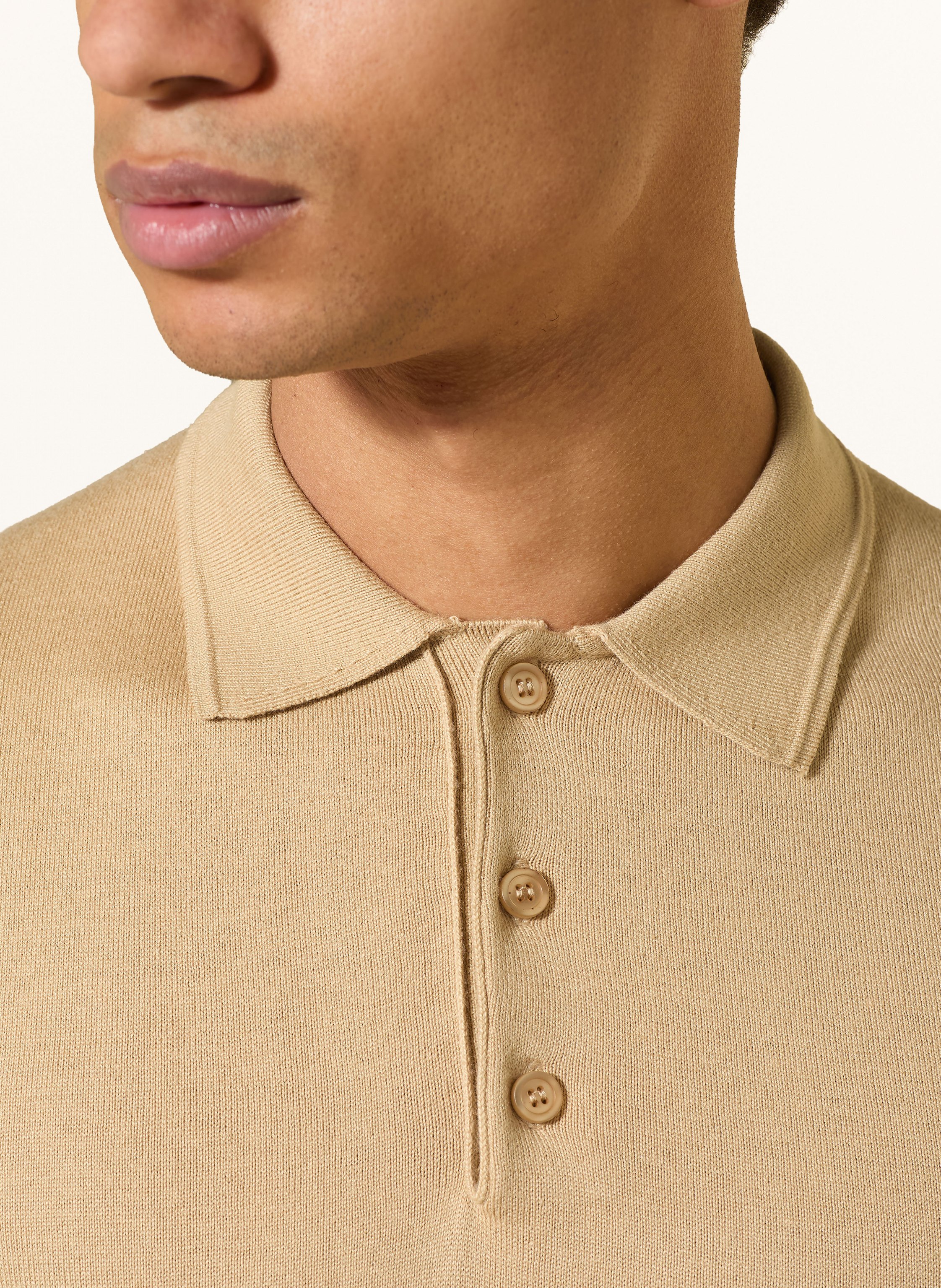 Thumbnail - Paul Strick-Poloshirt beige