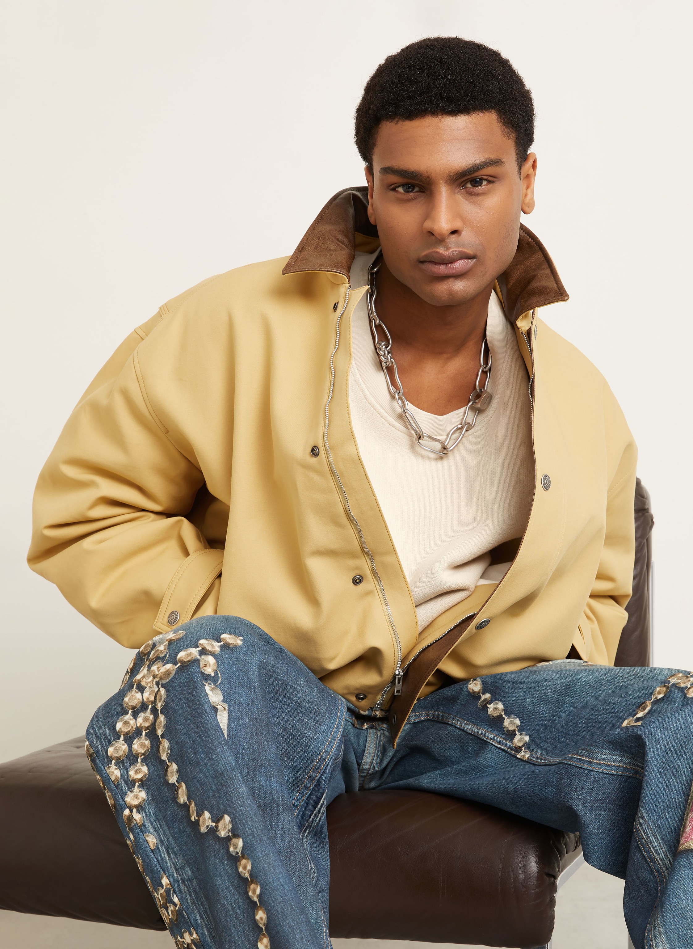 Thumbnail - Acne Studios Jacke beige