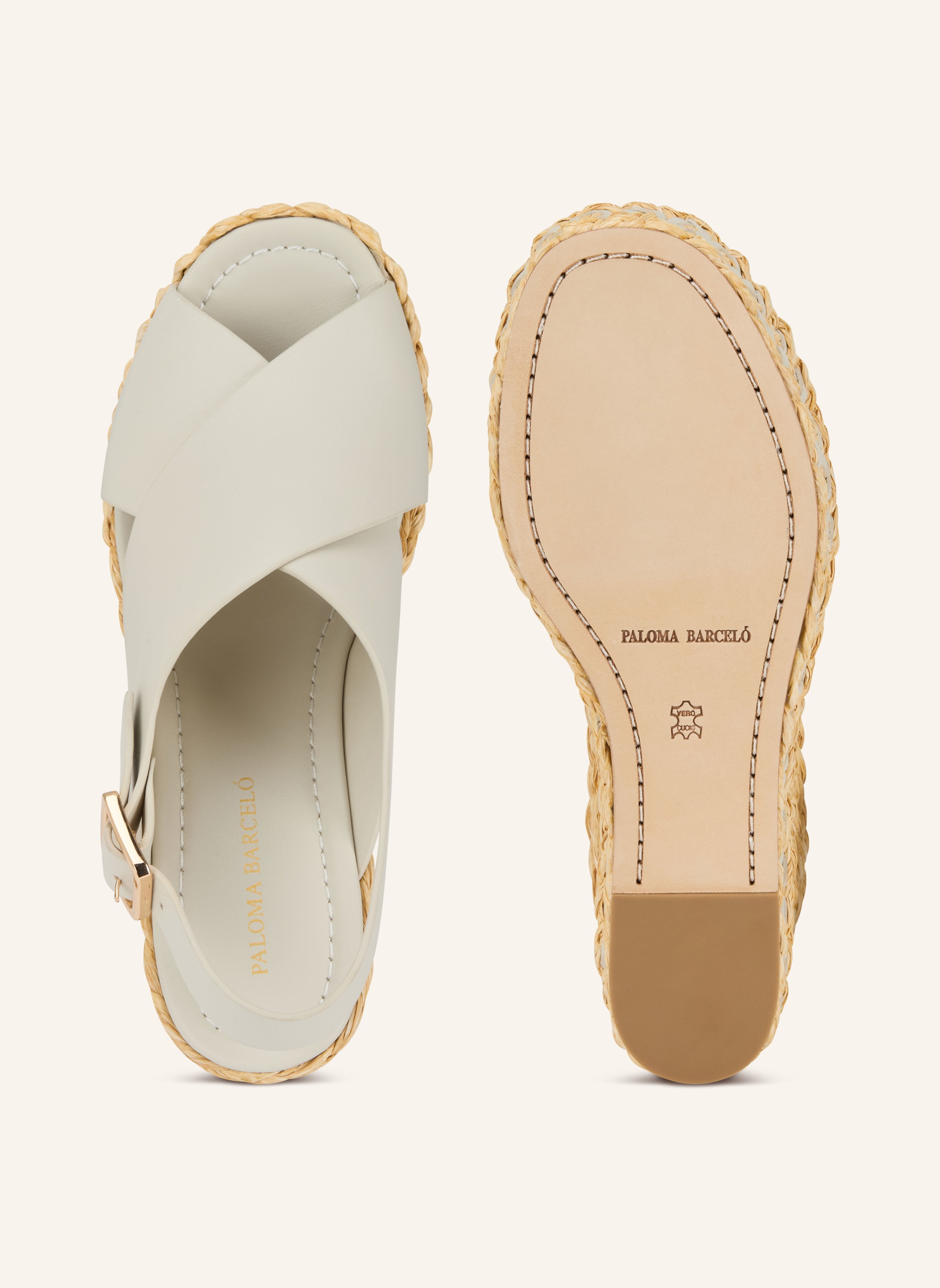 Thumbnail - Paloma Barceló Plateau-Wedges Oda weiss