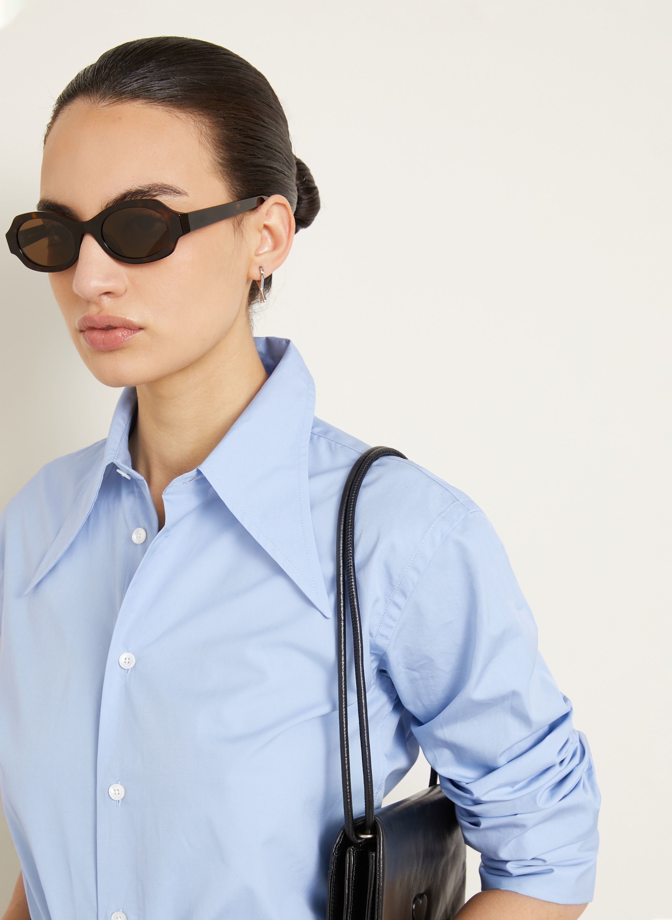 Thumbnail - Ami Paris Hemdbluse blau