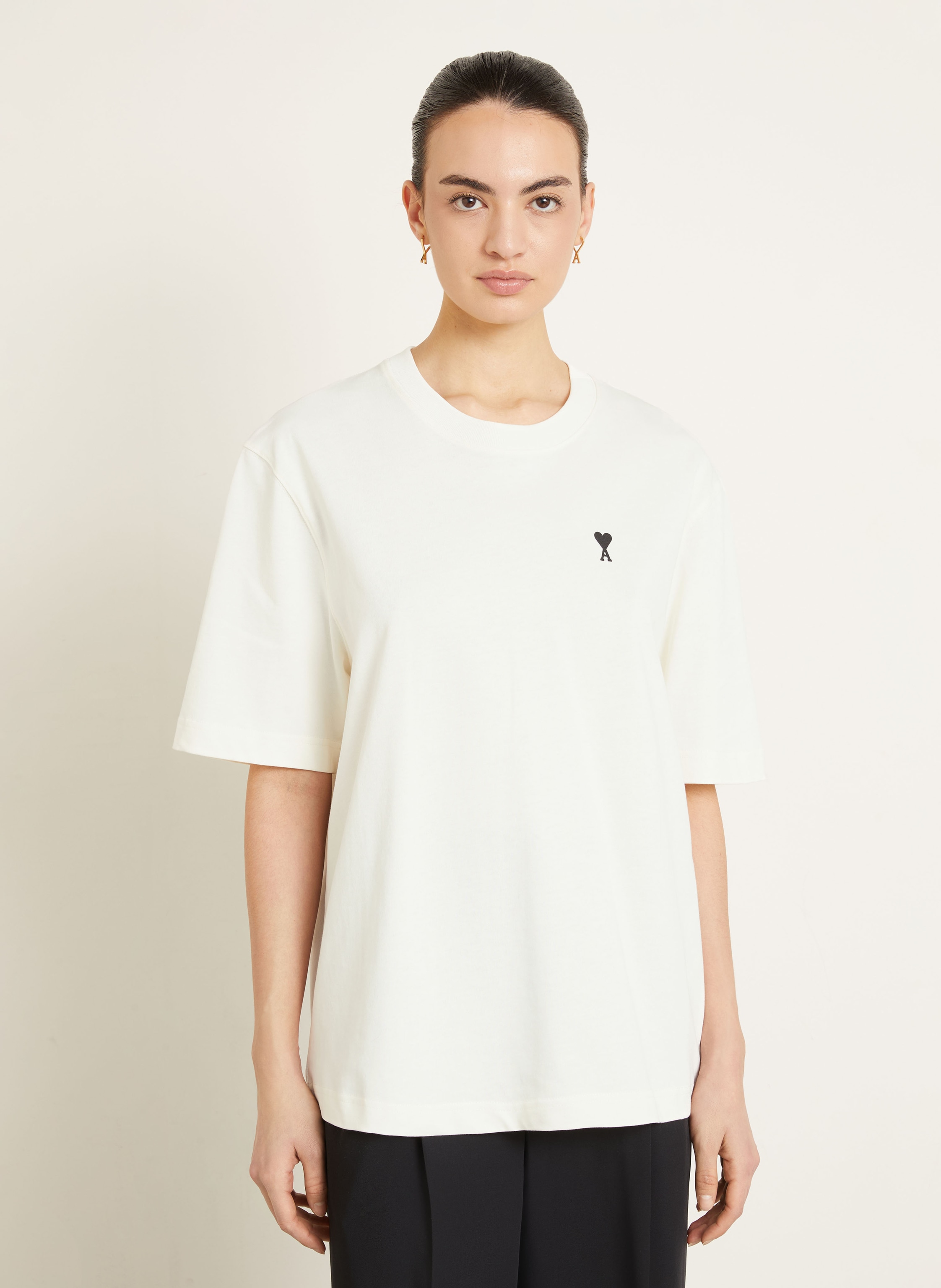 Thumbnail - Ami Paris Oversized-Shirt weiss