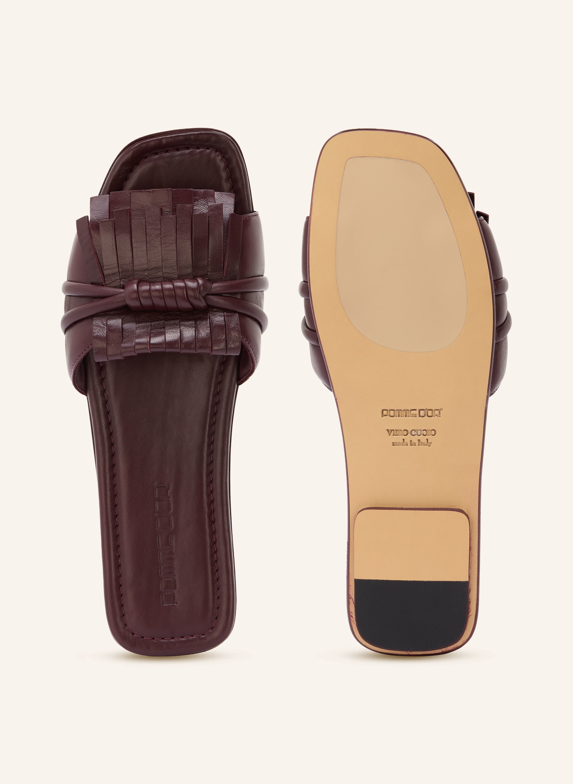 Thumbnail - Pomme D'or Pantoletten Miley rot