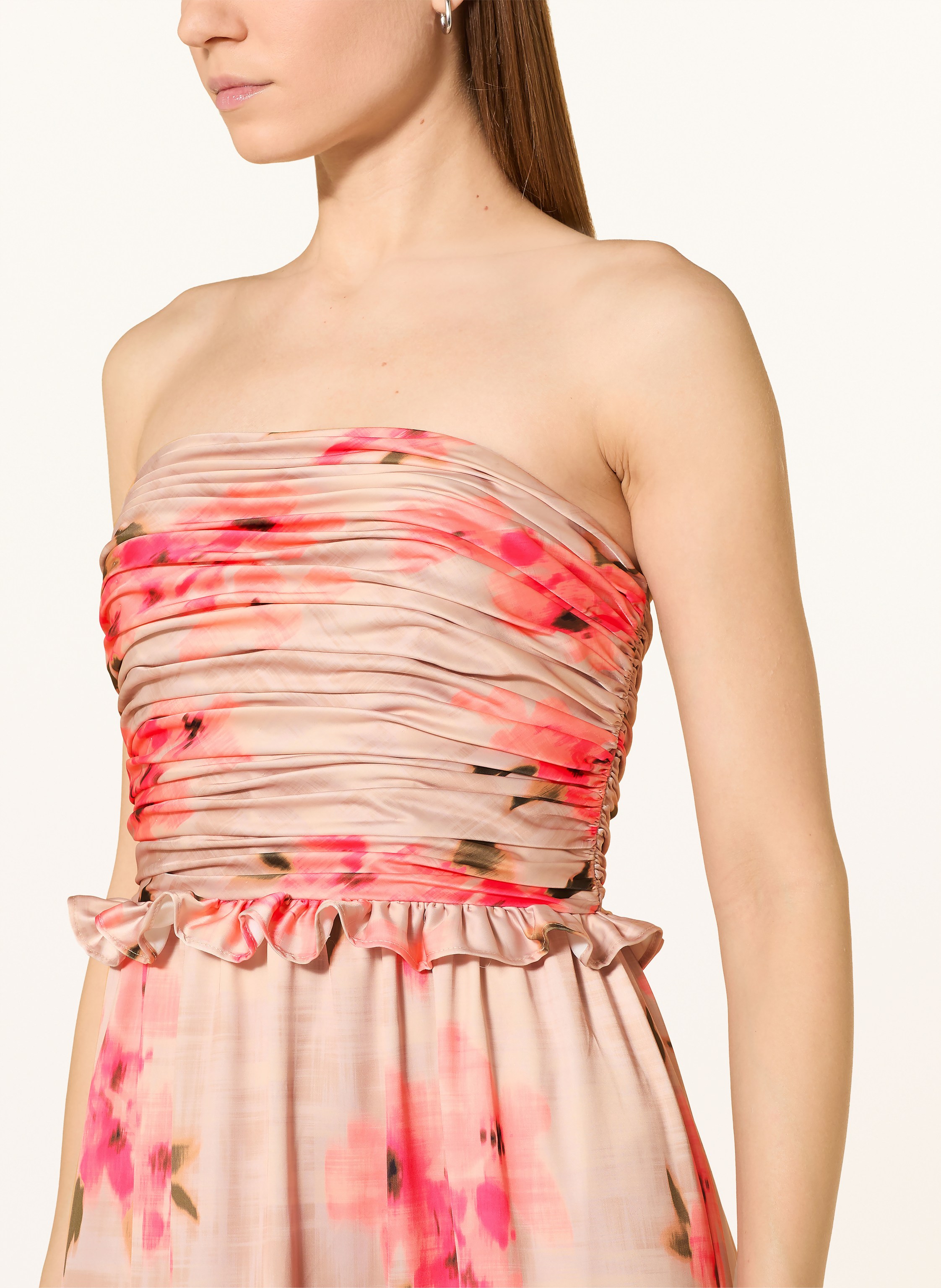 Thumbnail - Adrianna Papell Abendkleid Mit Rüschen rosa