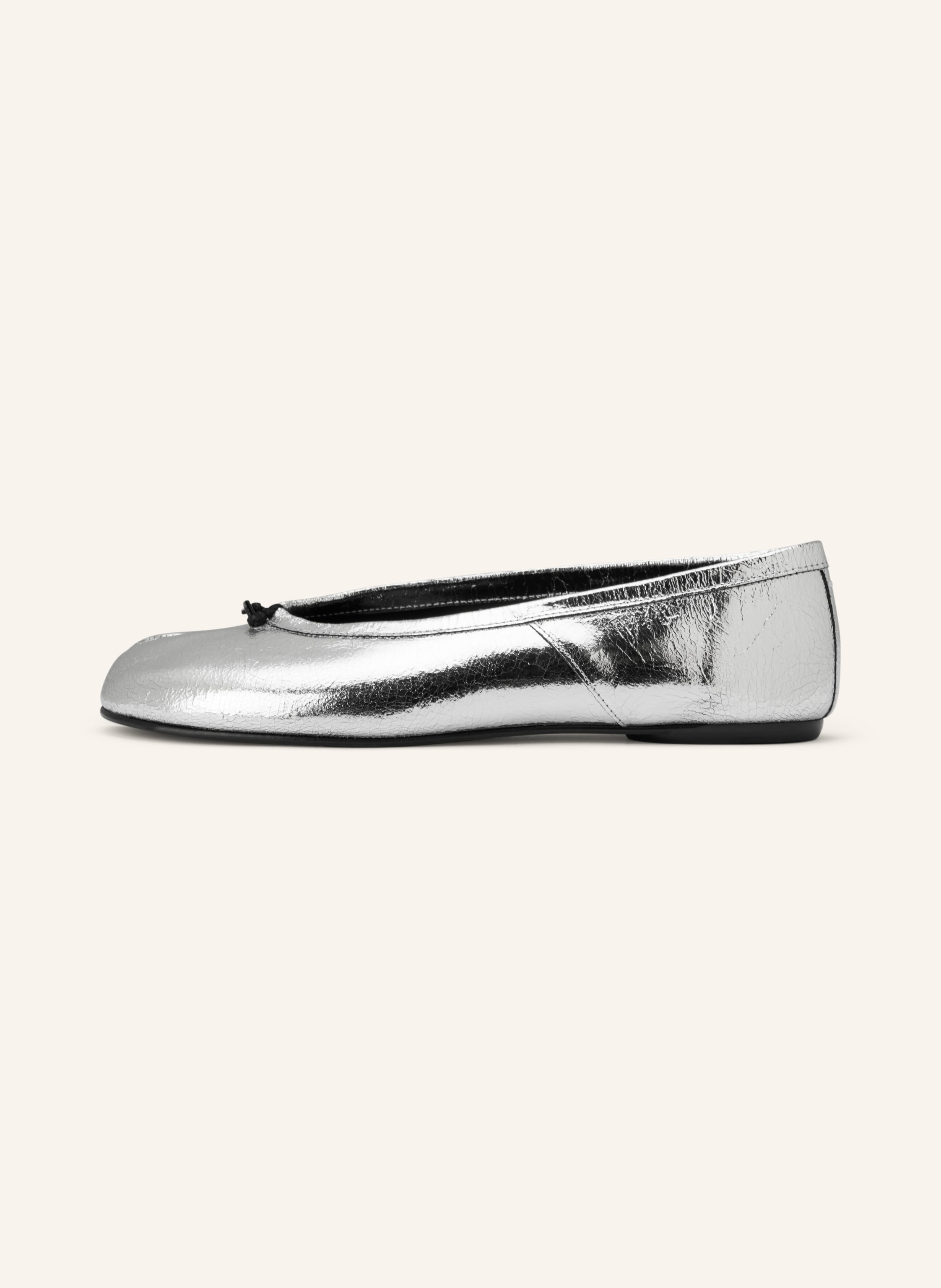 Thumbnail - Maison Margiela Ballerinas Tabi silber