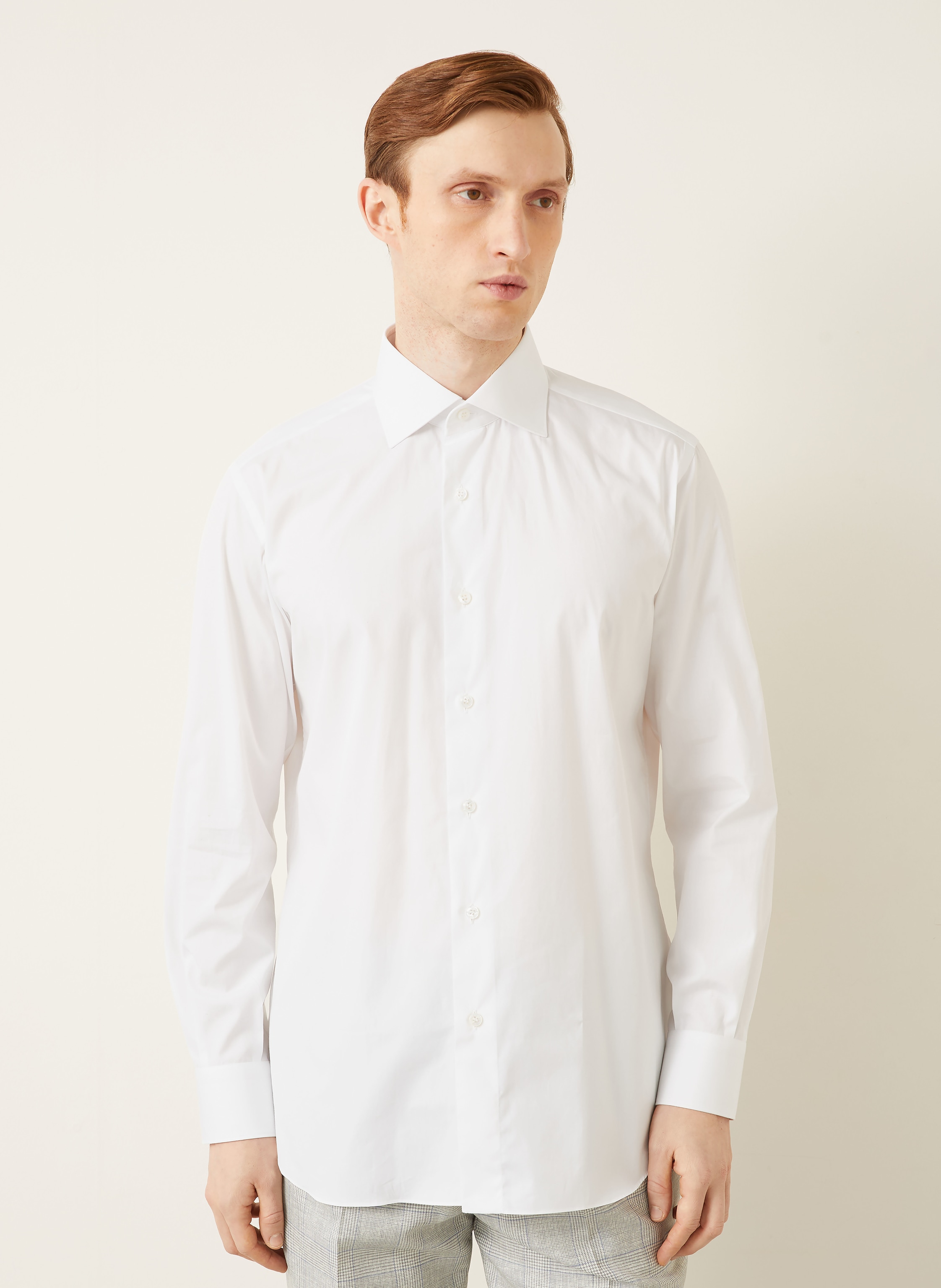 Thumbnail - Brioni Hemd Comfort Fit weiss