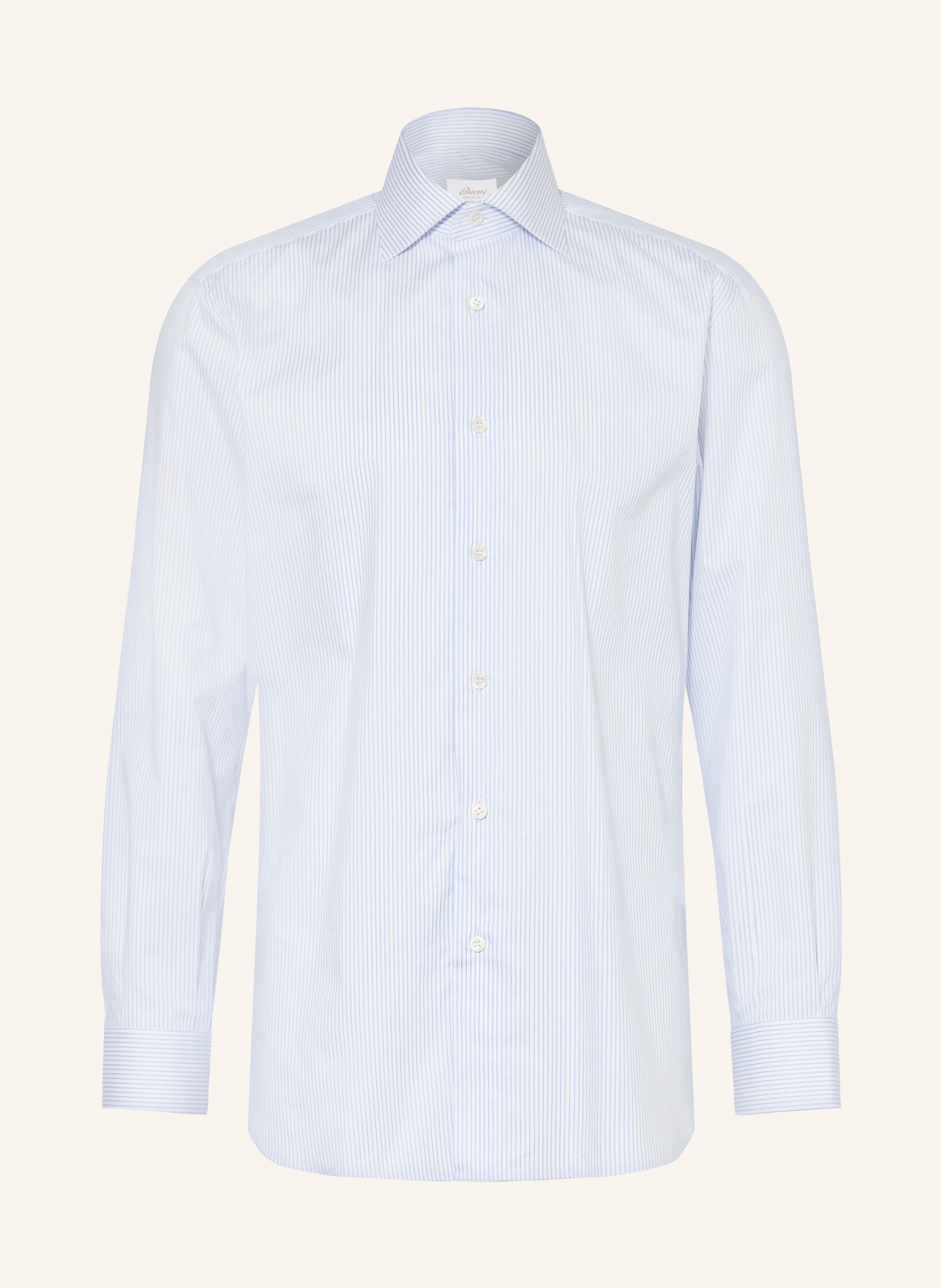 Brioni Brioni Hemd William Regular Fit blau in WEISS / HELLBLAU