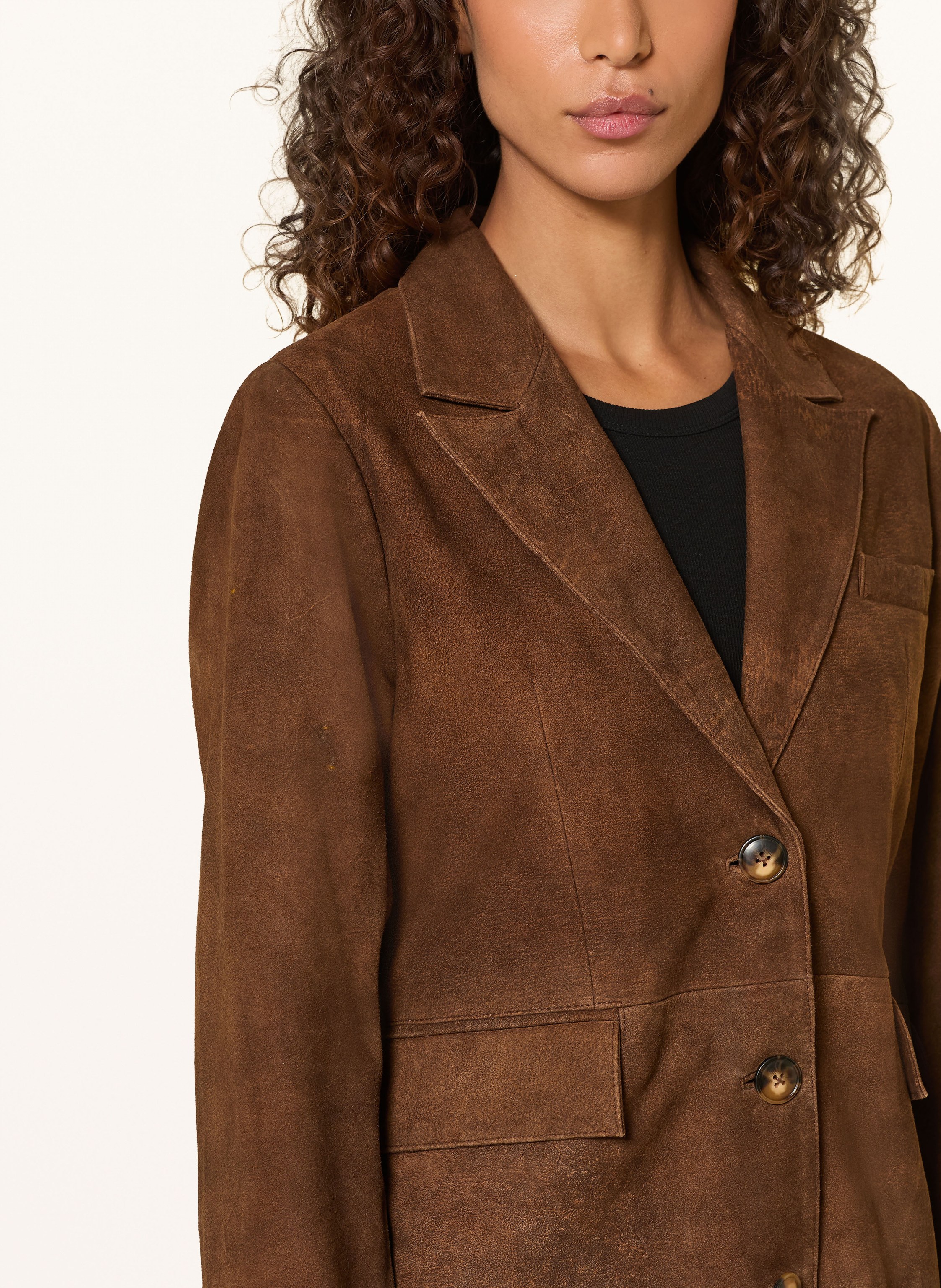 Thumbnail - Ricano Ledermantel braun