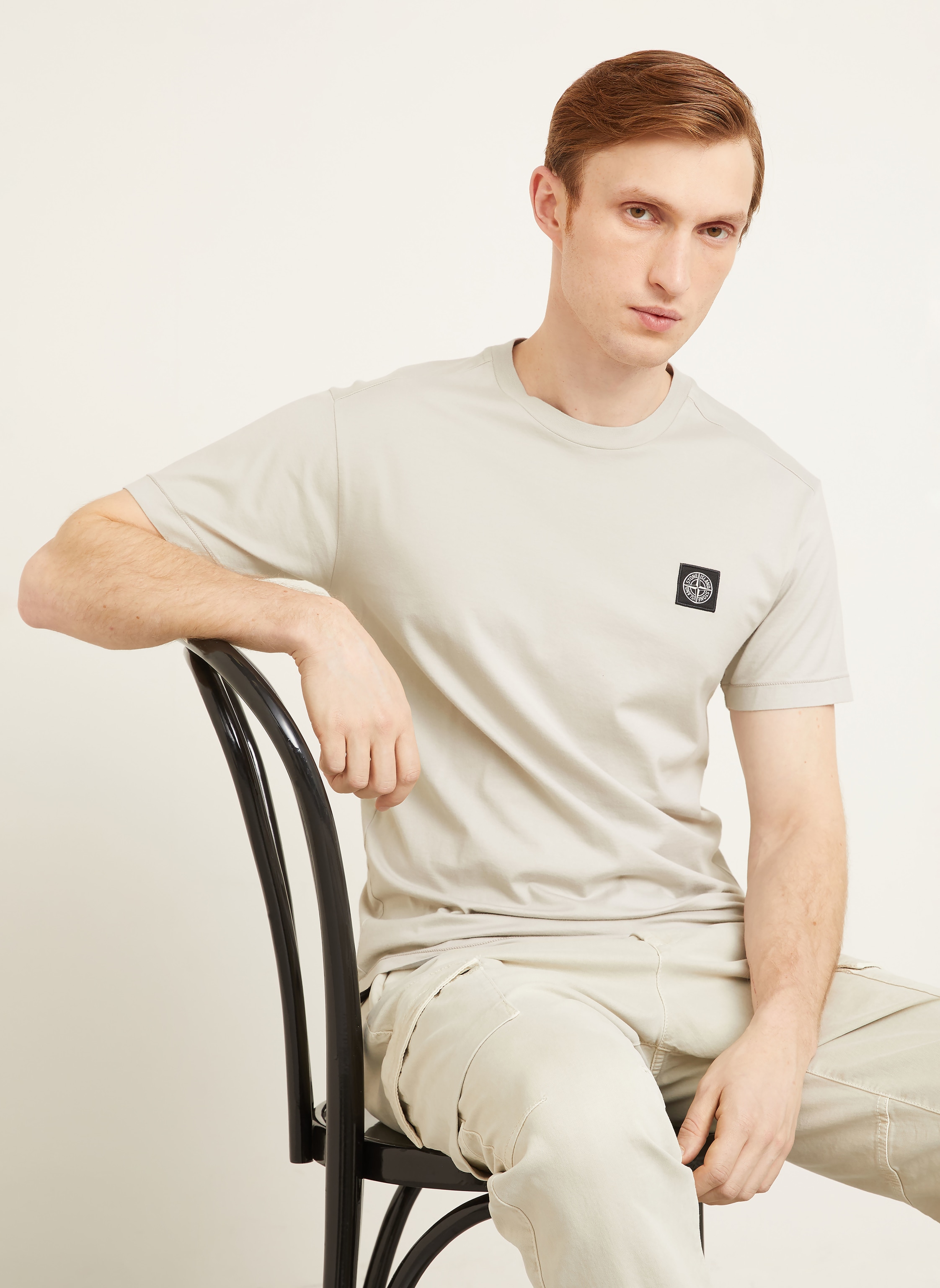 Thumbnail - Stone Island T-Shirt grau