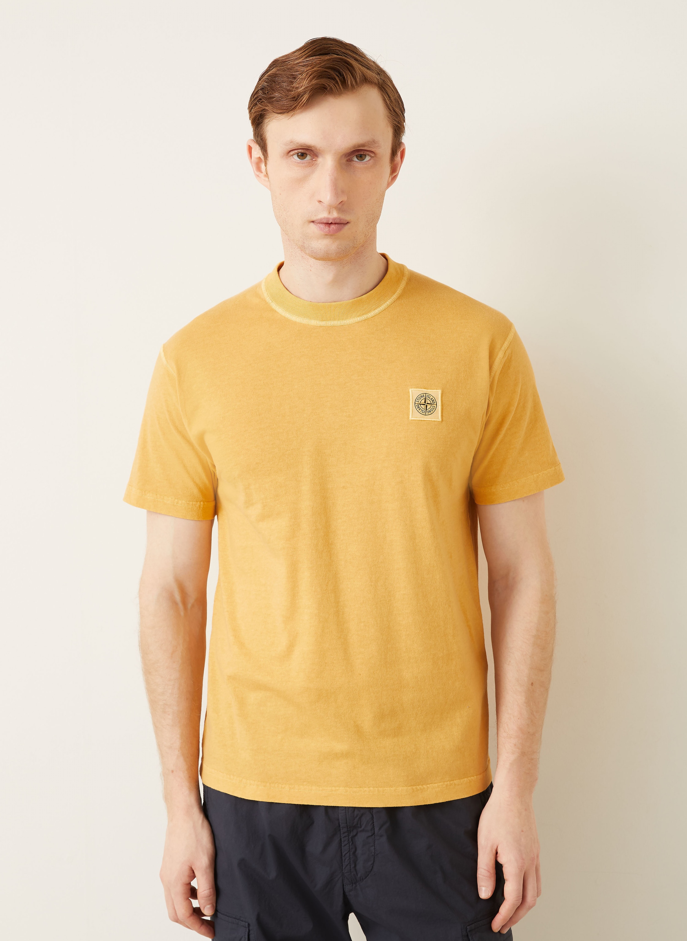 Thumbnail - Stone Island T-Shirt gelb