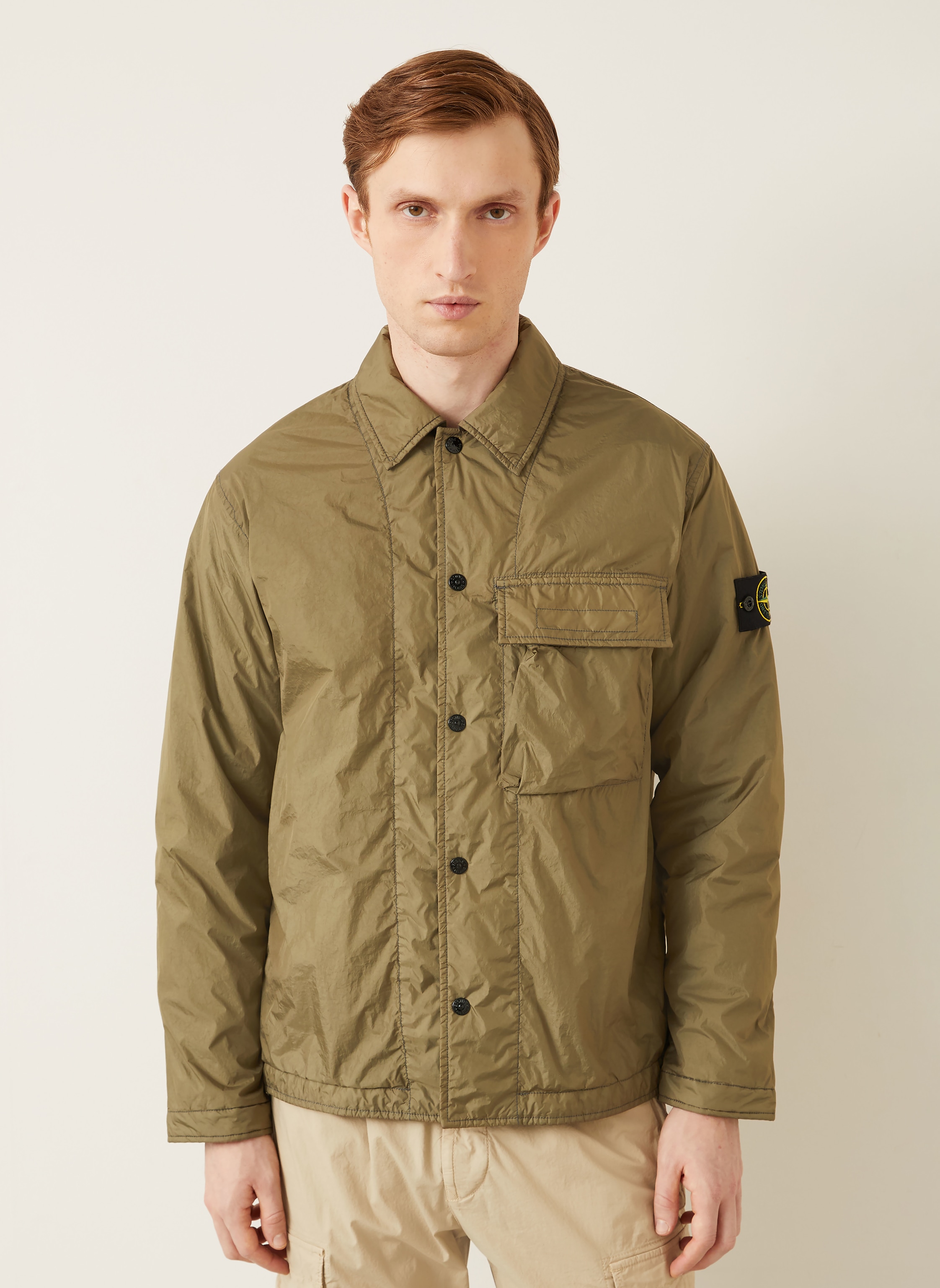 Thumbnail - Stone Island Overjacket gruen