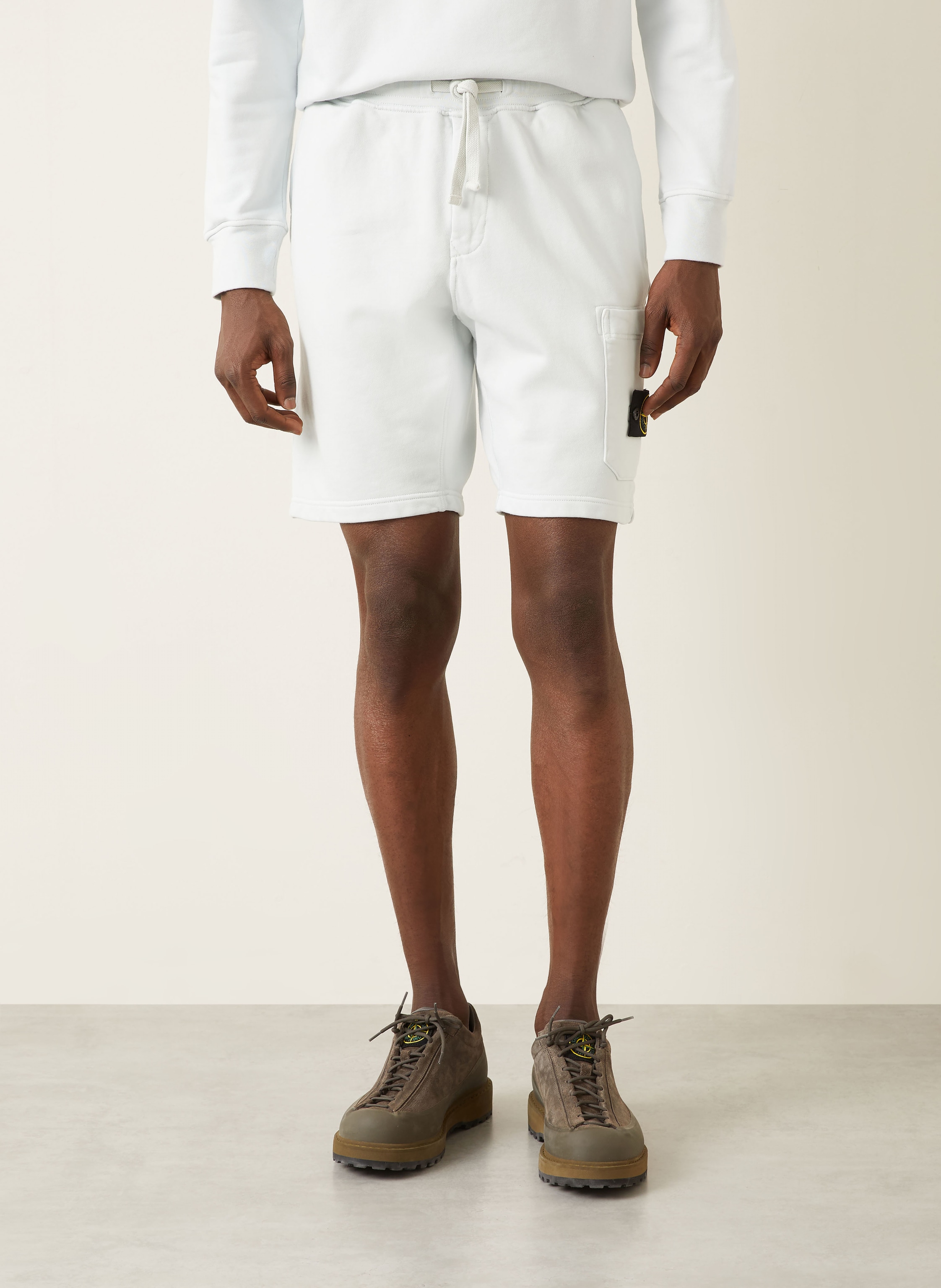 Thumbnail - Stone Island Sweatshorts blau