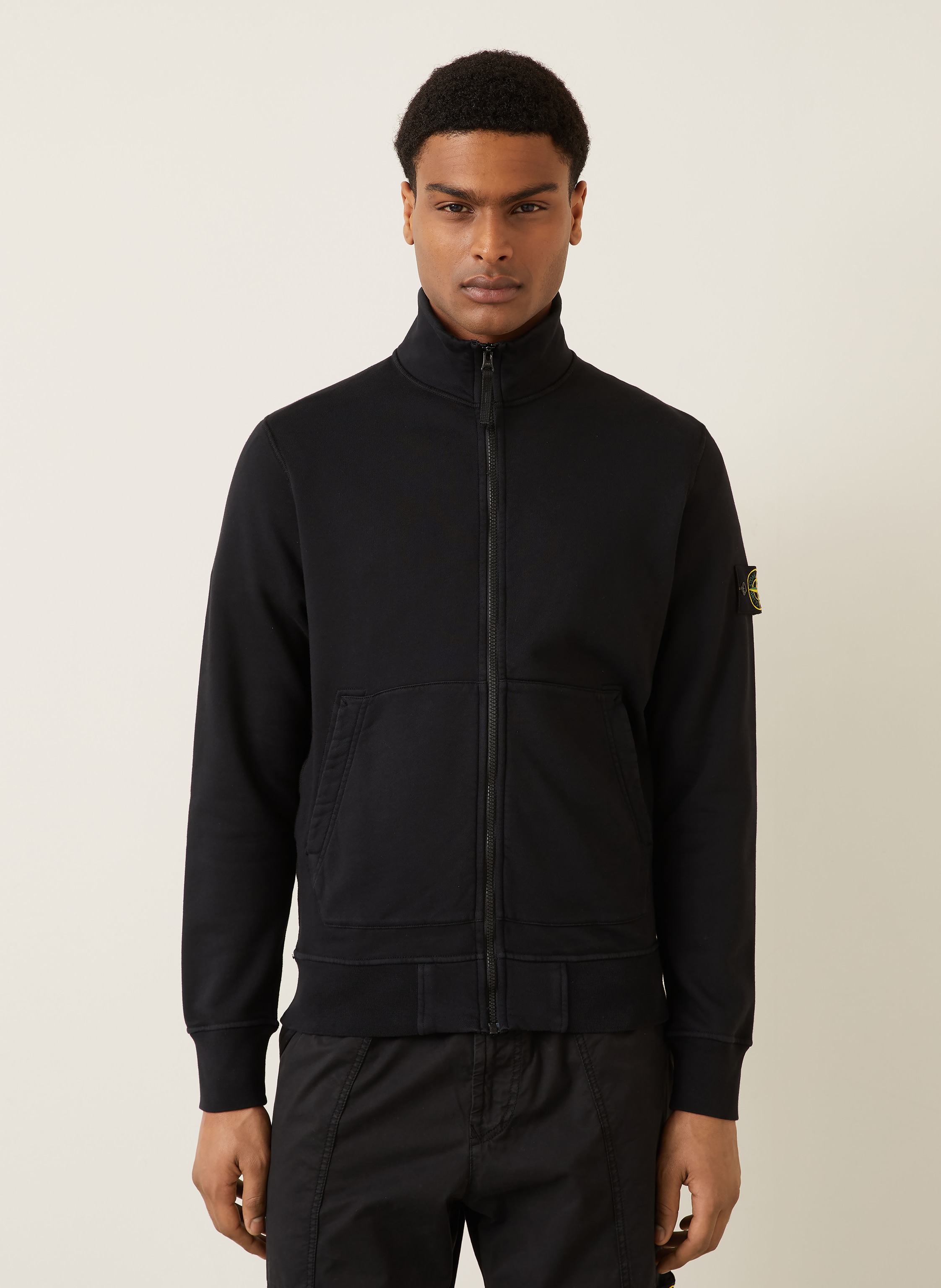 Thumbnail - Stone Island Sweatjacke schwarz