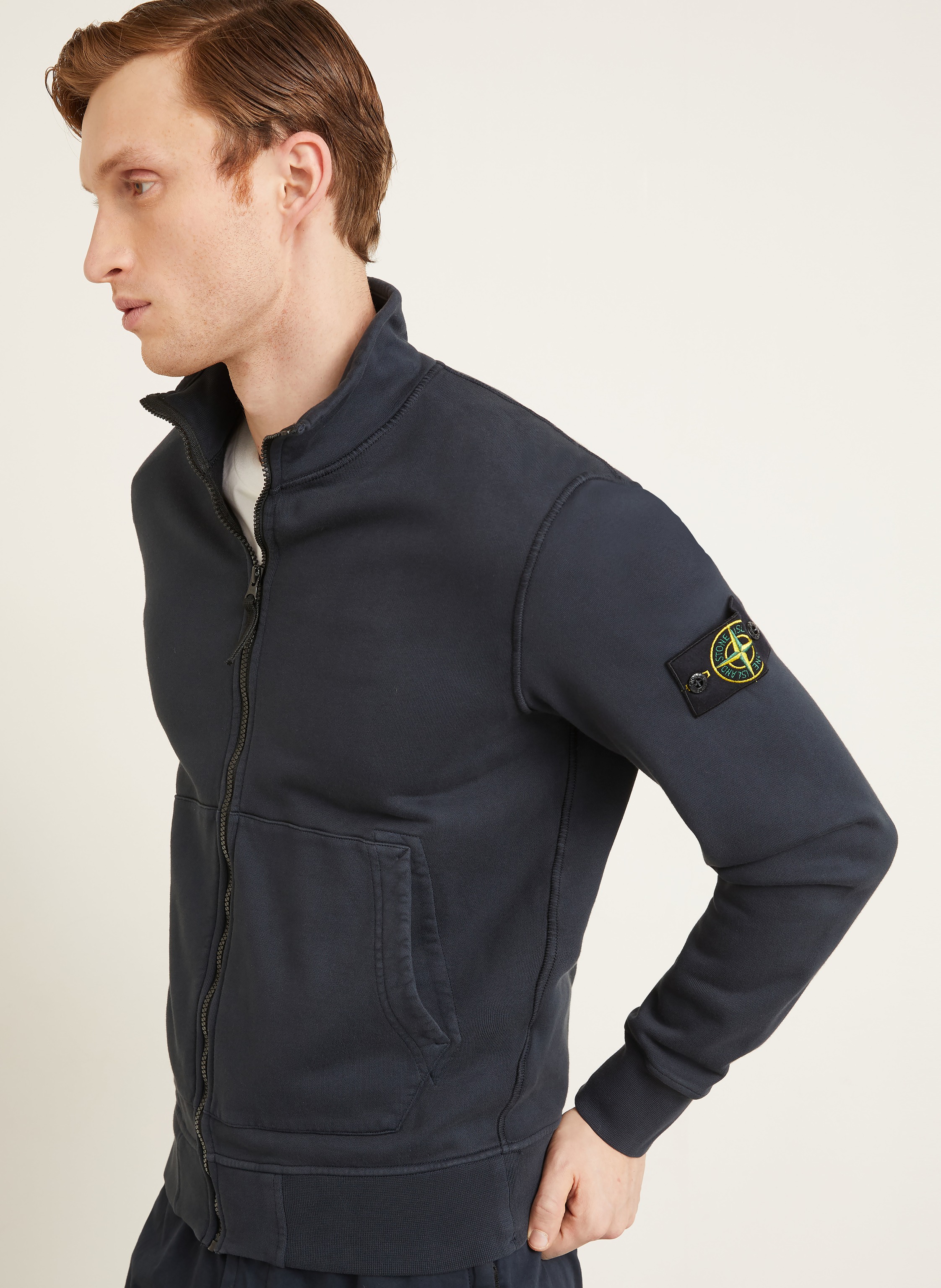 Thumbnail - Stone Island Sweatjacke blau
