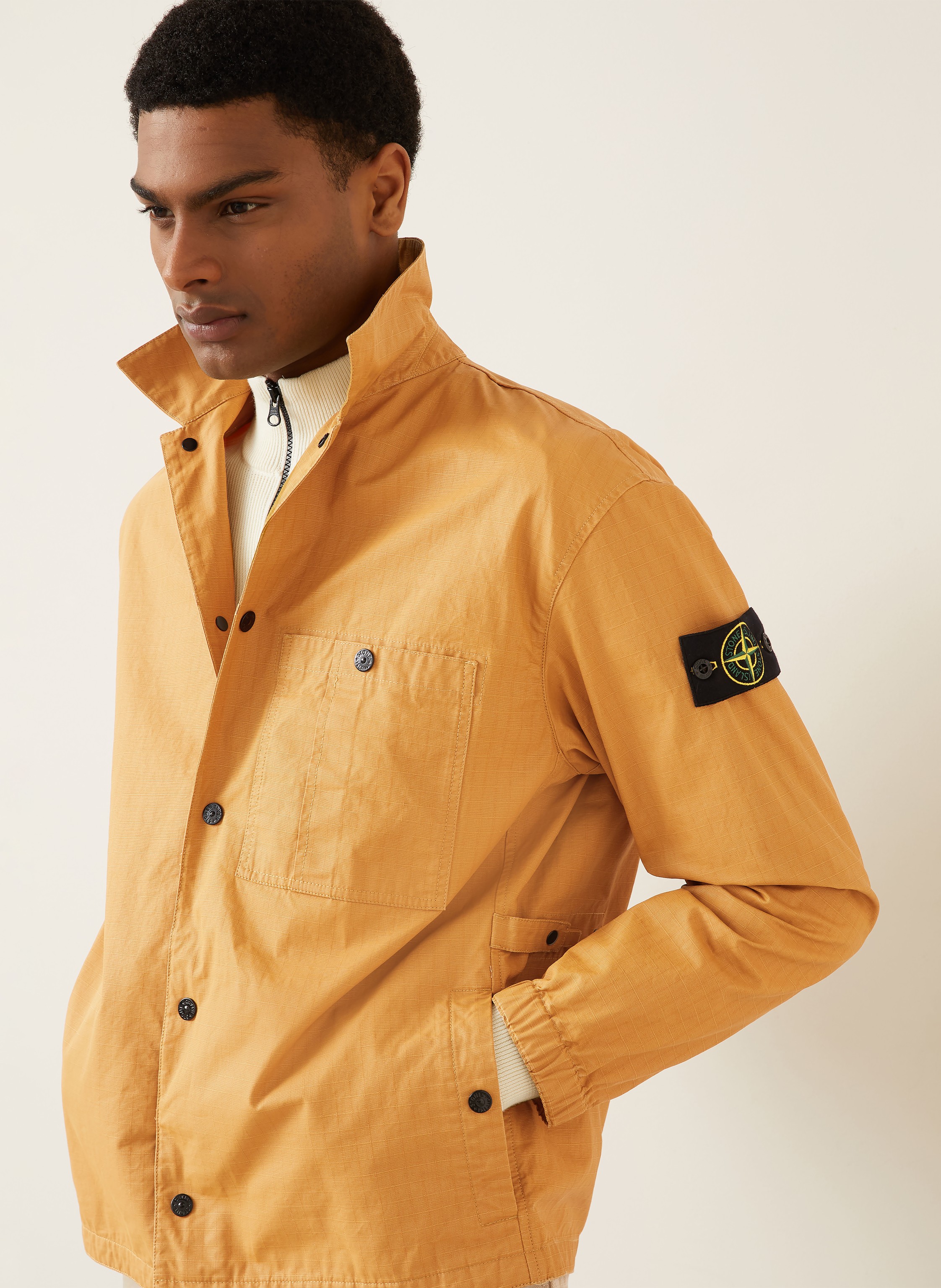 Thumbnail - Stone Island Overjacket gelb