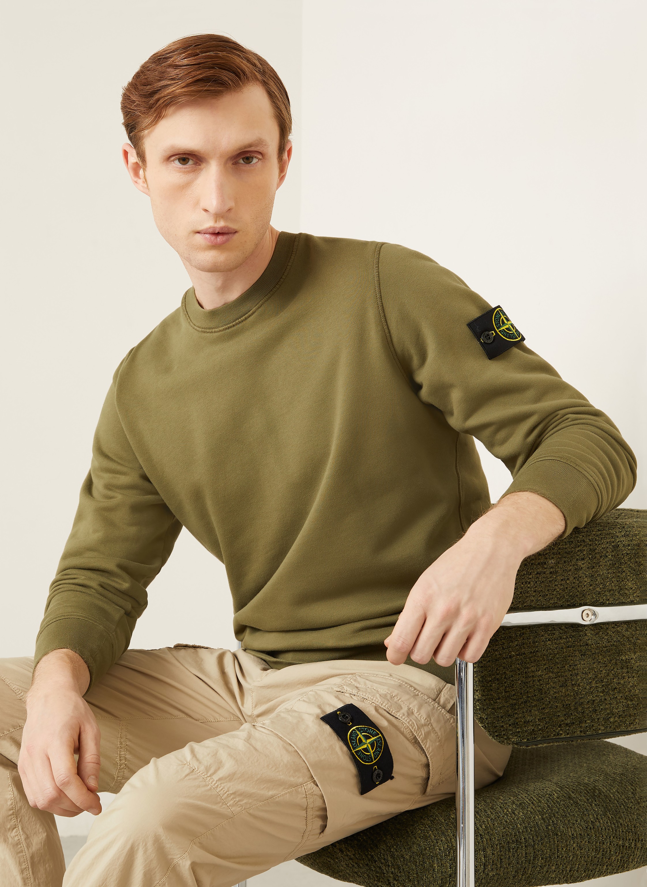 Thumbnail - Stone Island Sweatshirt gruen