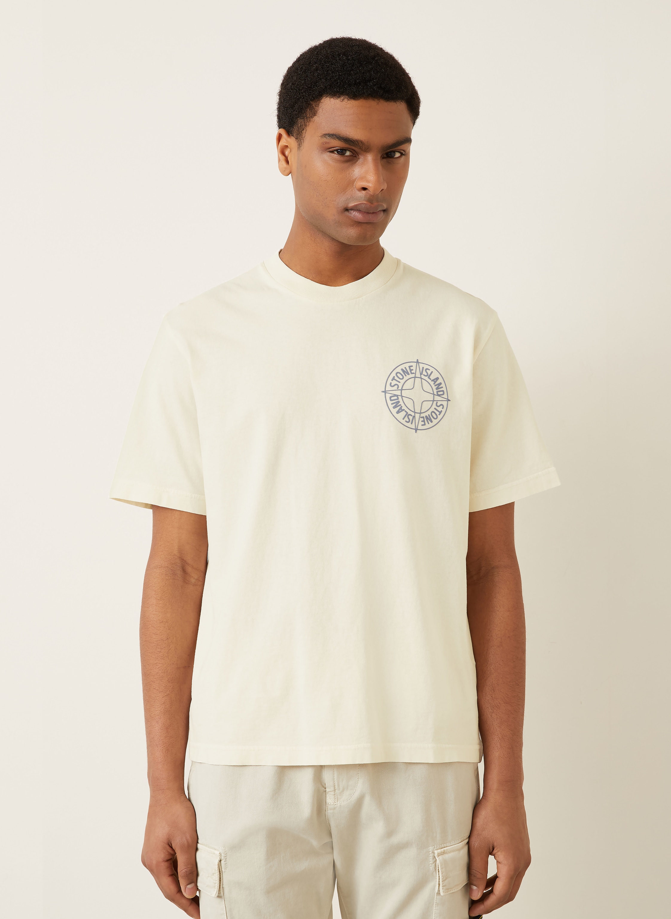Thumbnail - Stone Island T-Shirt beige
