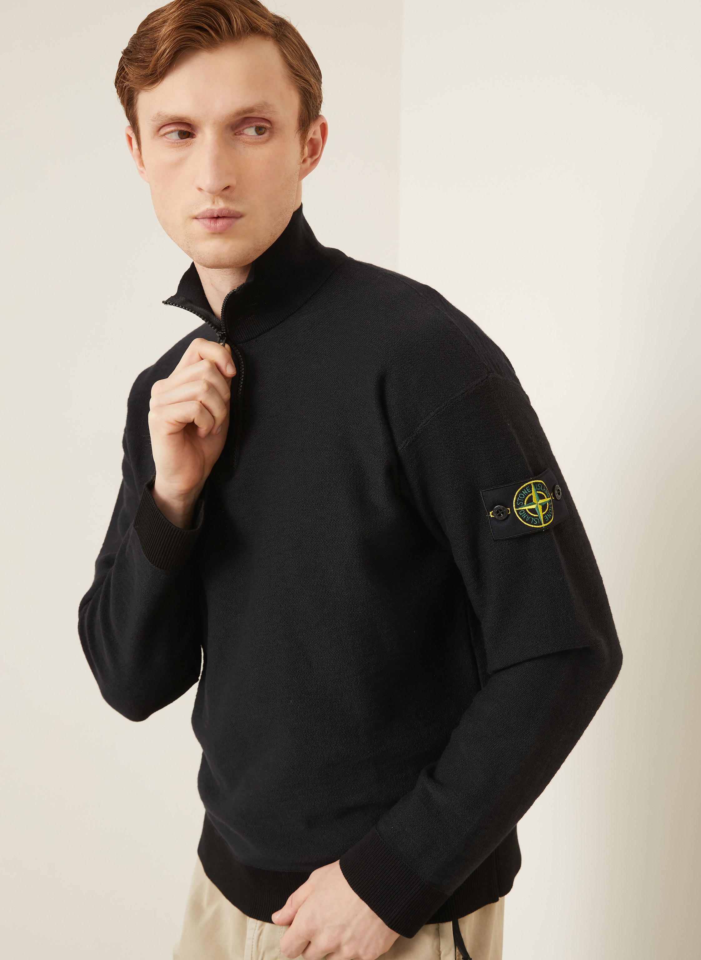 Thumbnail - Stone Island Troyer schwarz
