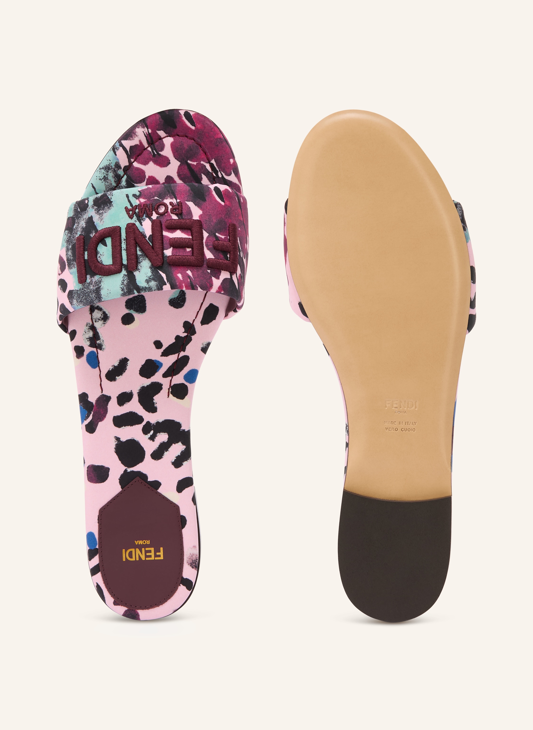 Thumbnail - Fendi Pantoletten pink