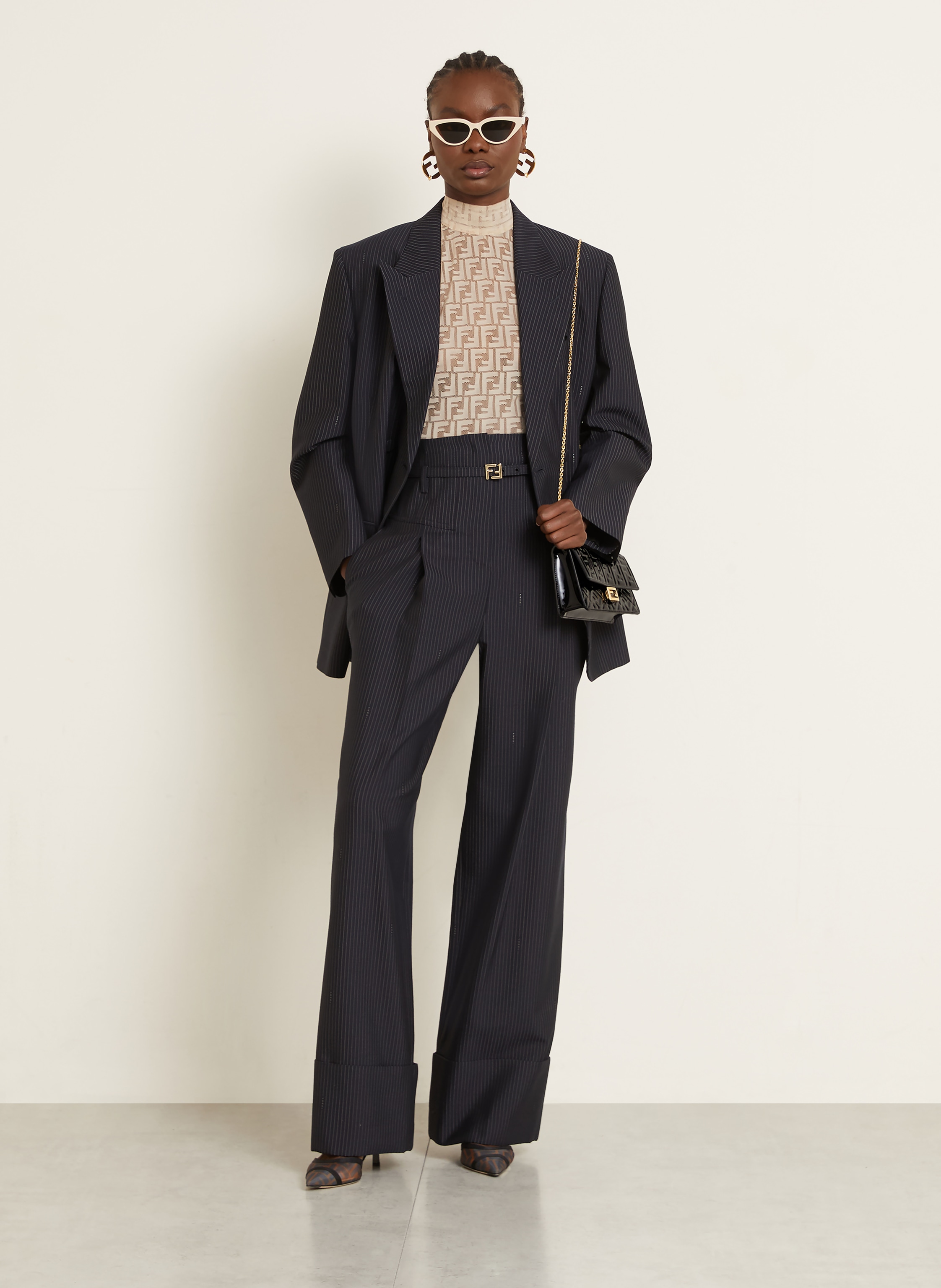 Thumbnail - Fendi Geldbörse Baguette Zum Umhängen schwarz