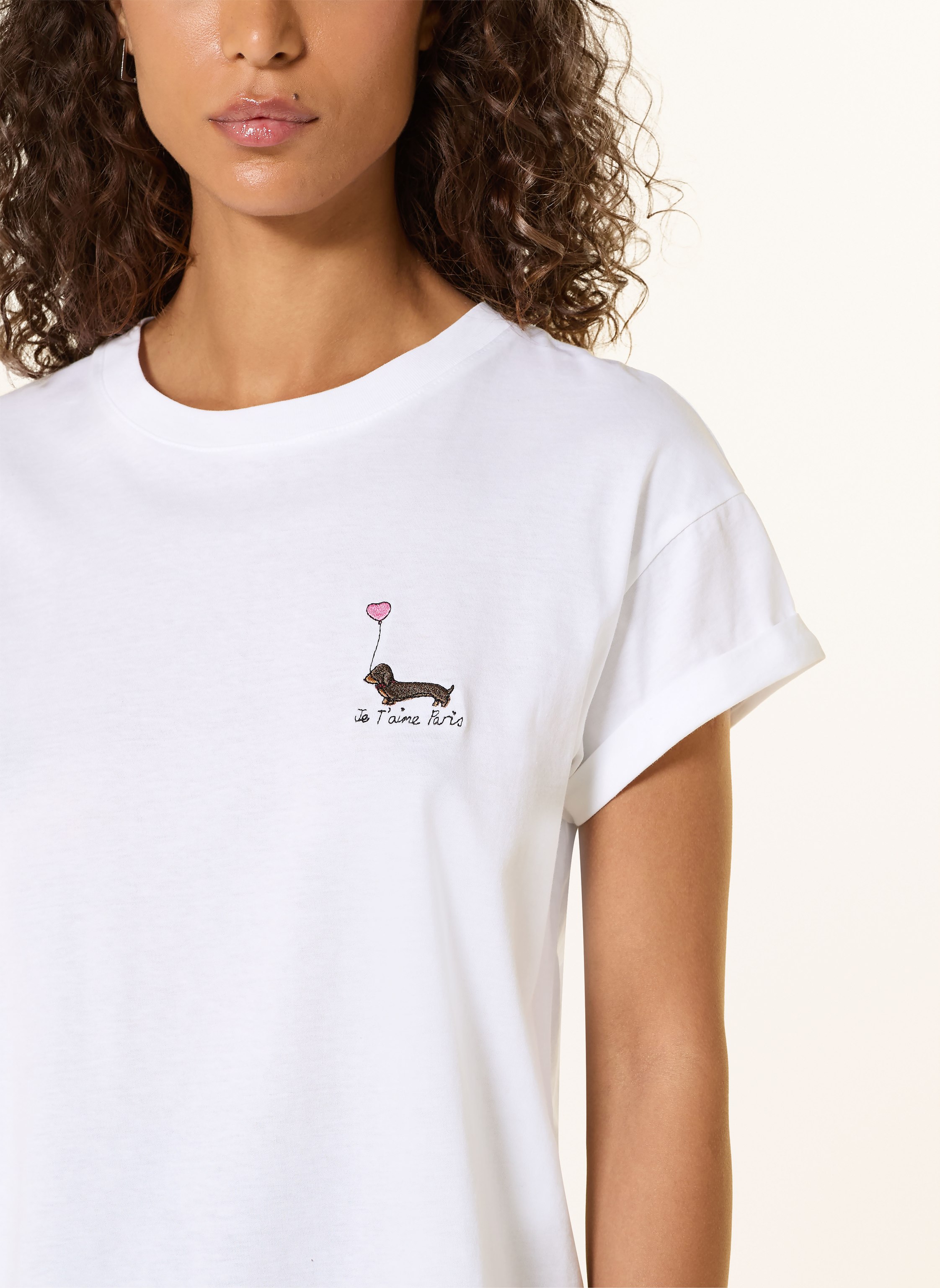 Thumbnail - Darling Harbour T-Shirt Mit Stickerei weiss