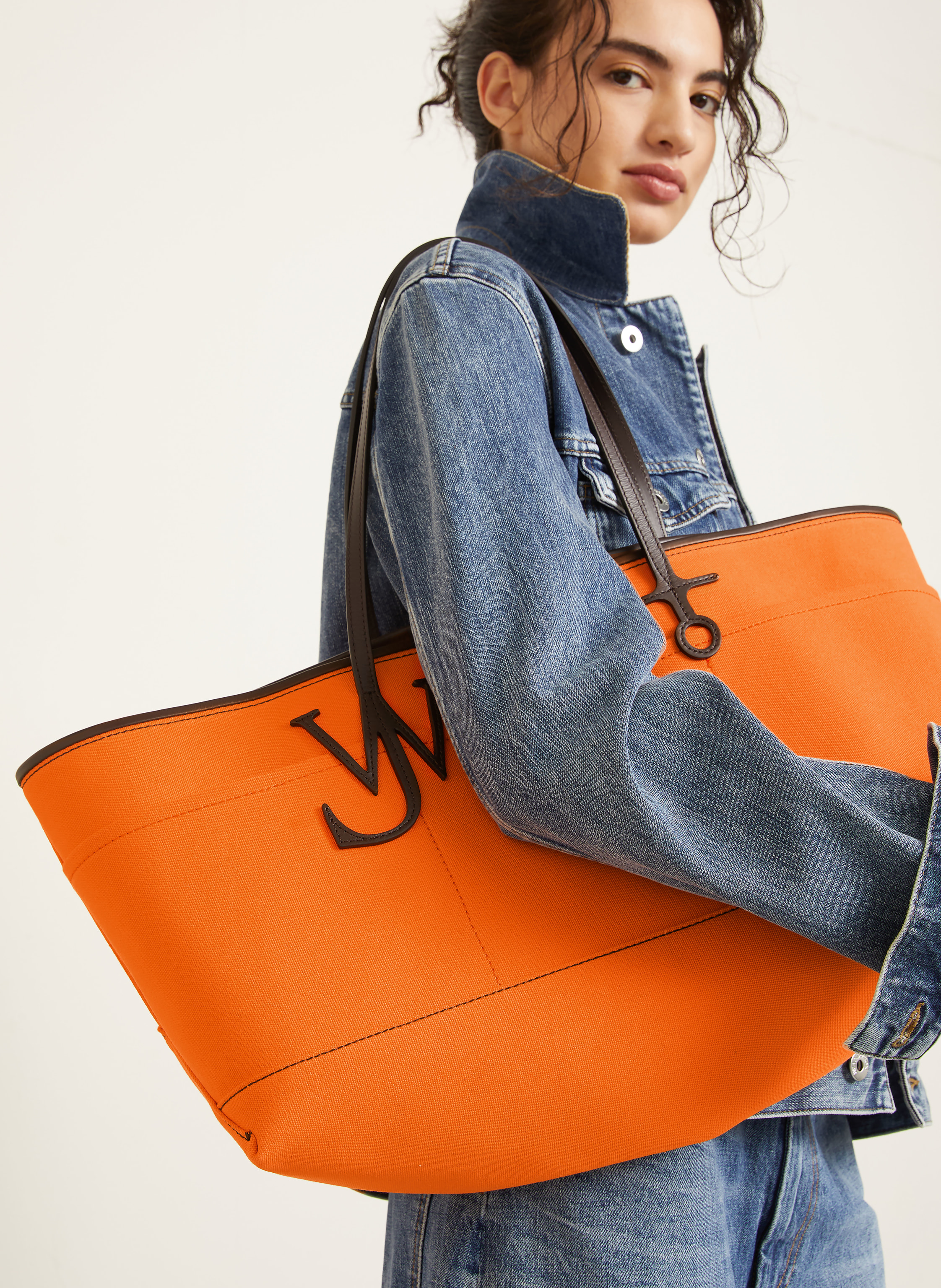 Thumbnail - Jw Anderson Shopper Anchor orange