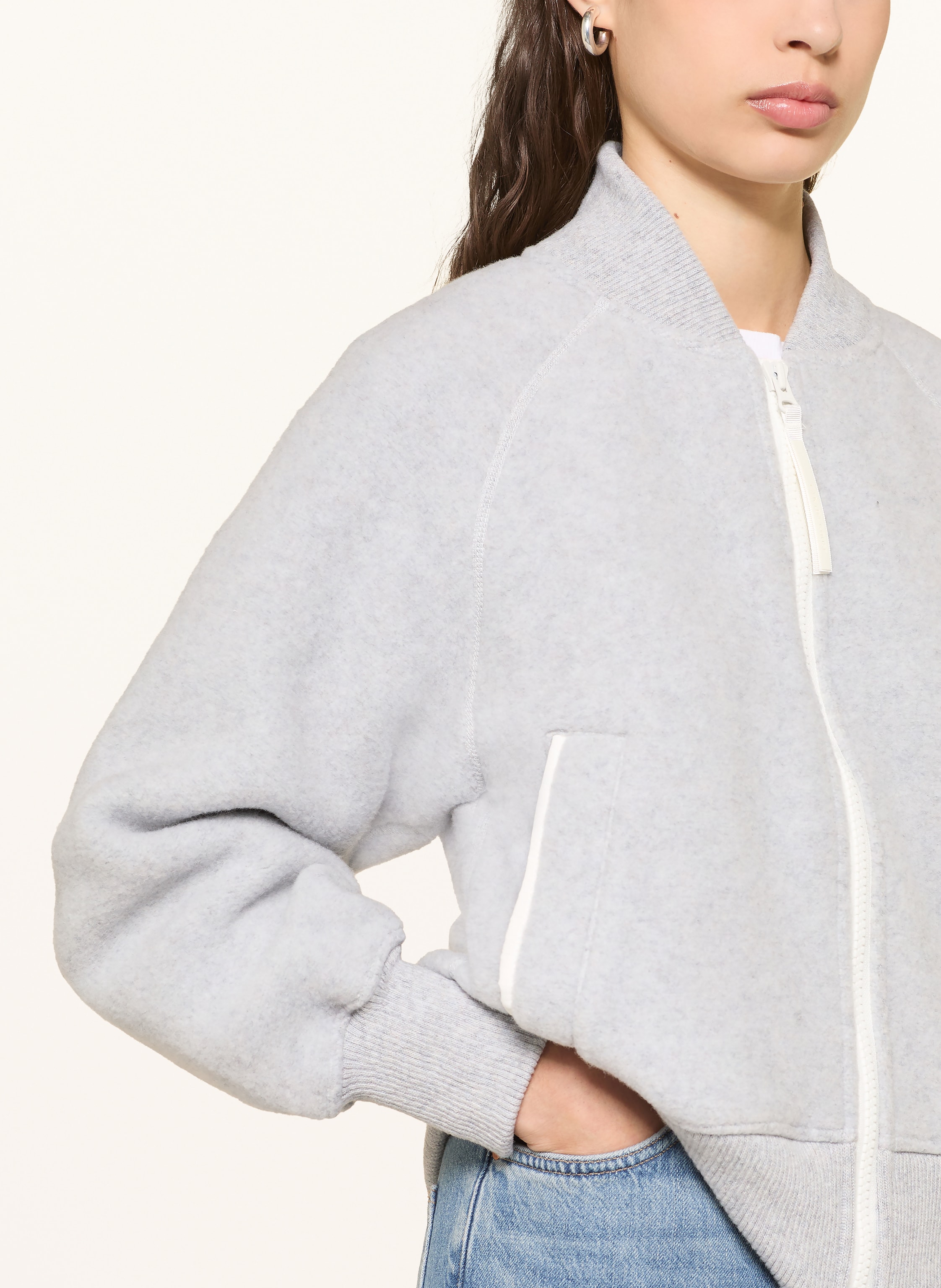 Thumbnail - Canada Goose Fleece-Blouson Sierra grau