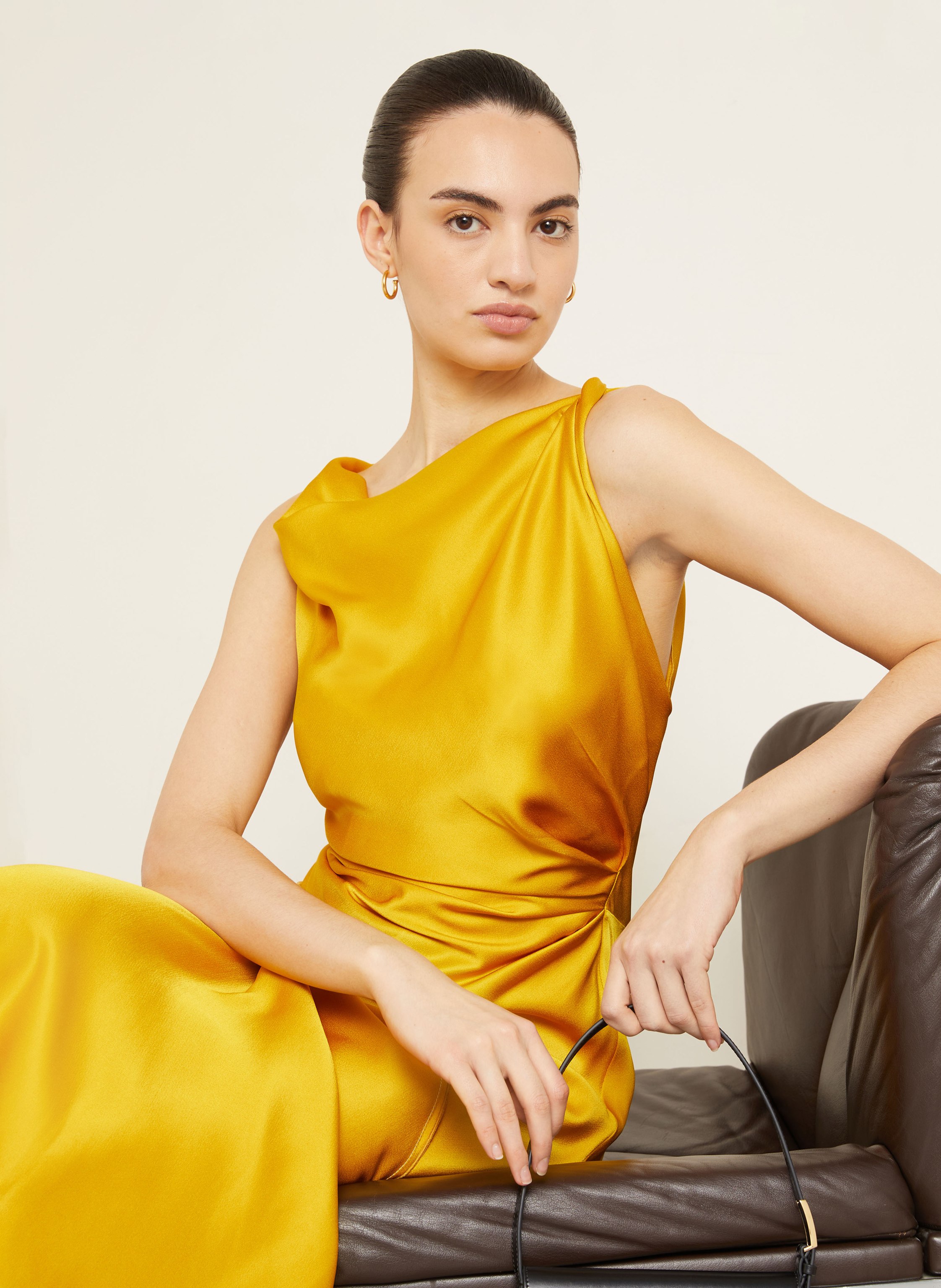 Thumbnail - Victoria Beckham Cocktailkleid gelb