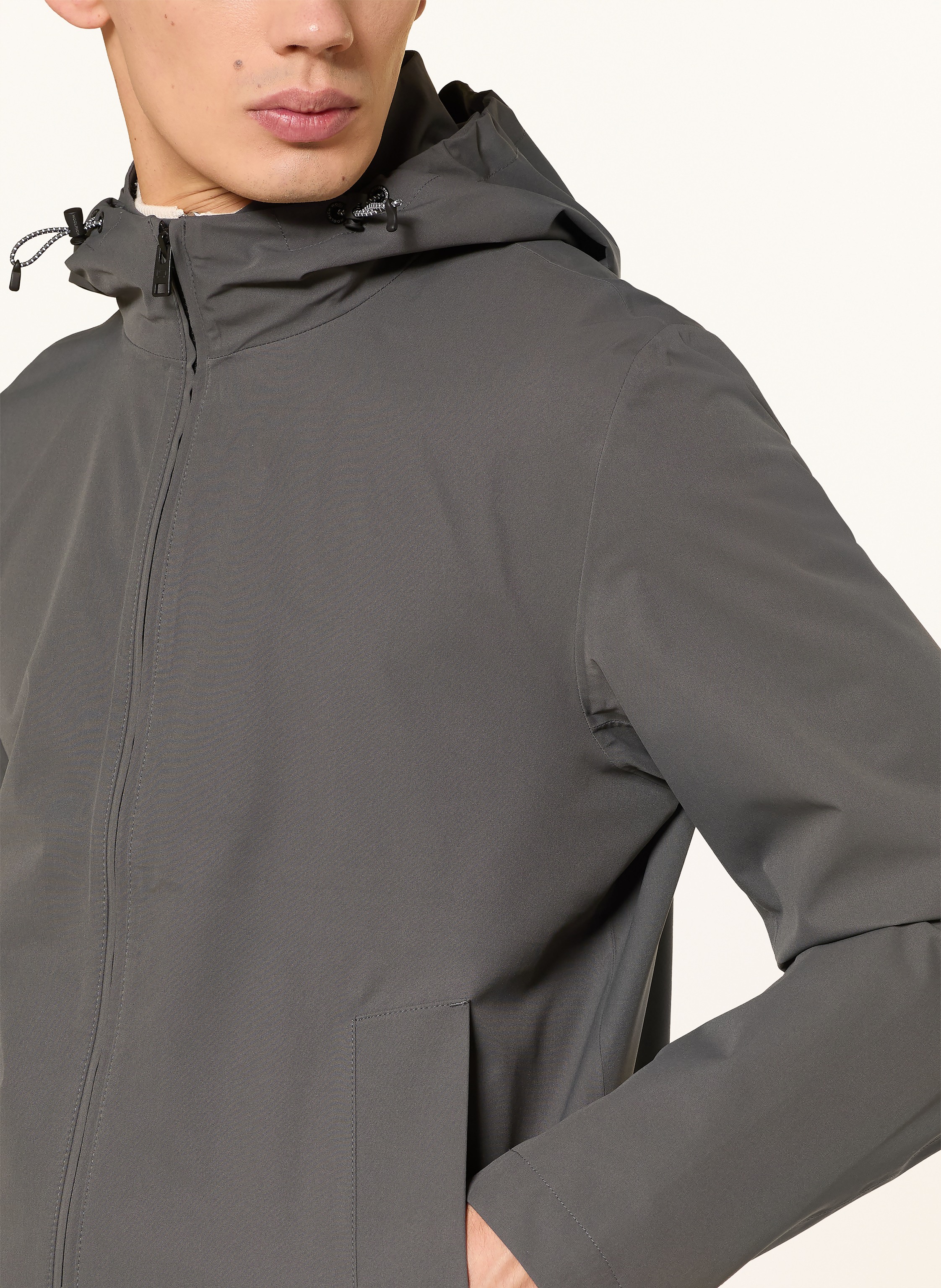 Thumbnail - Woolrich Jacke Pacific grau