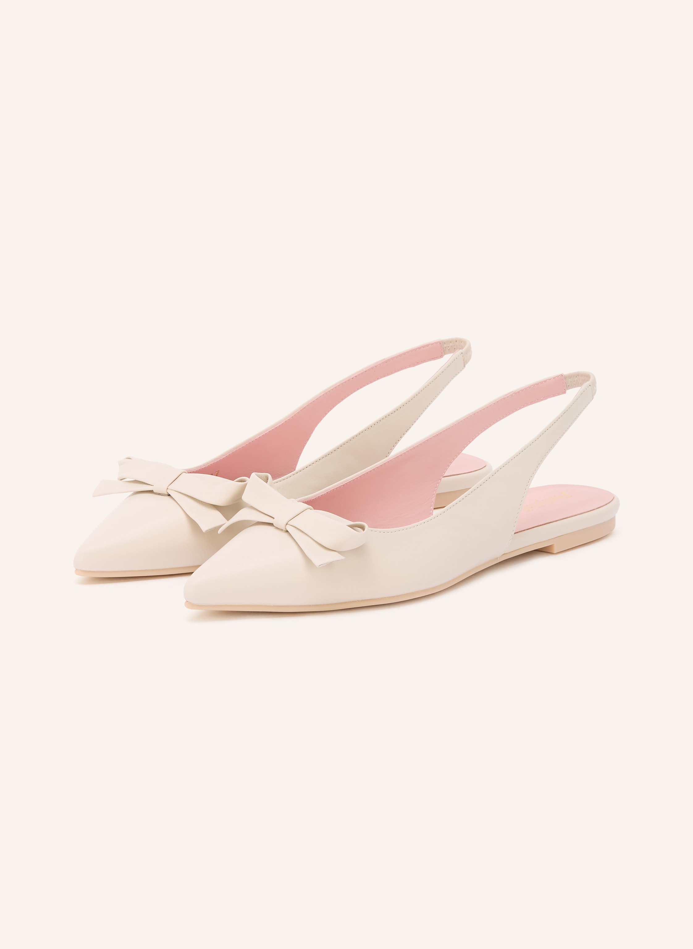 Pretty Ballerinas Slingballerinas Coton weiss