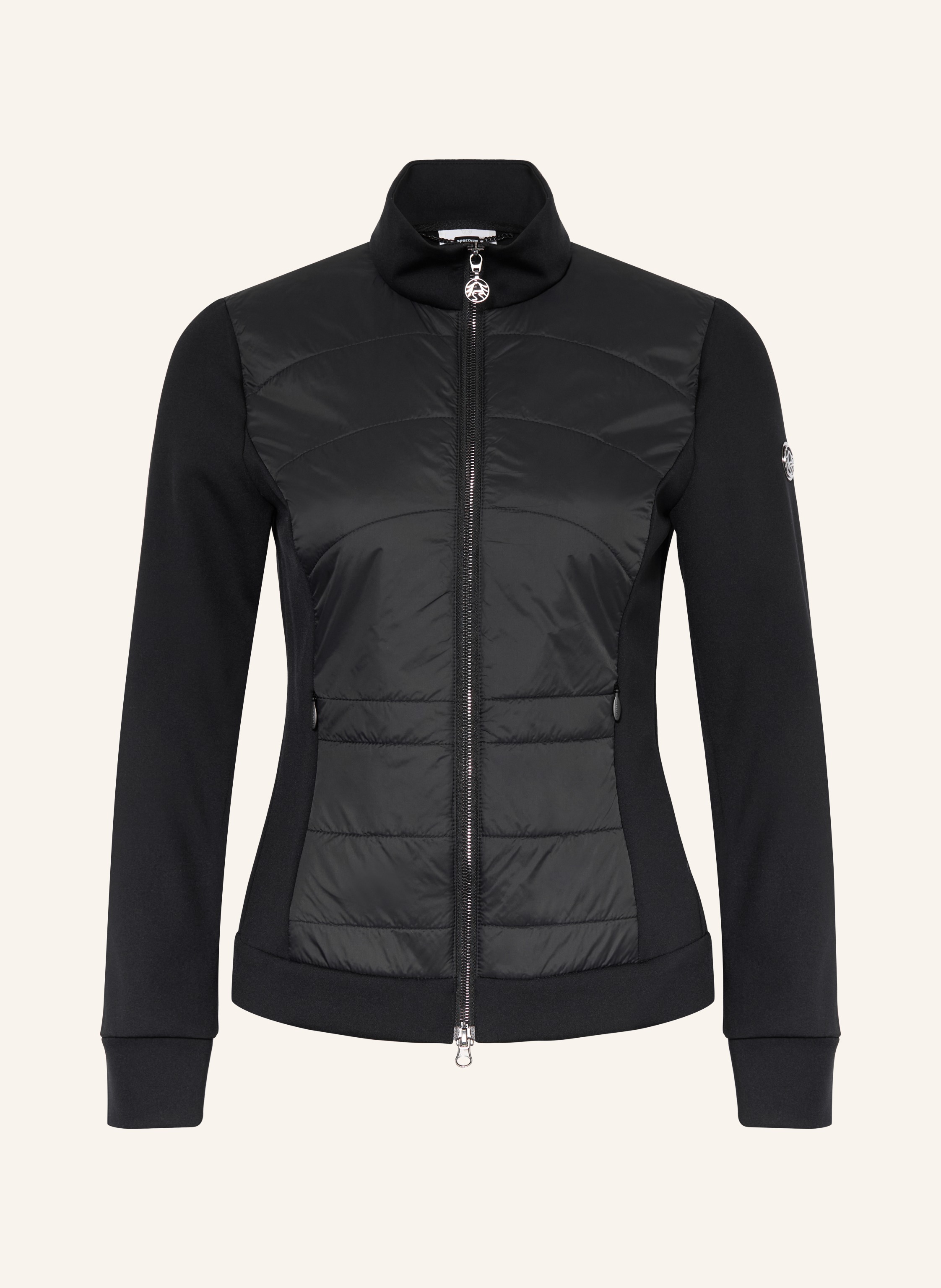 Sportalm Sweatjacke Im Materialmix schwarz