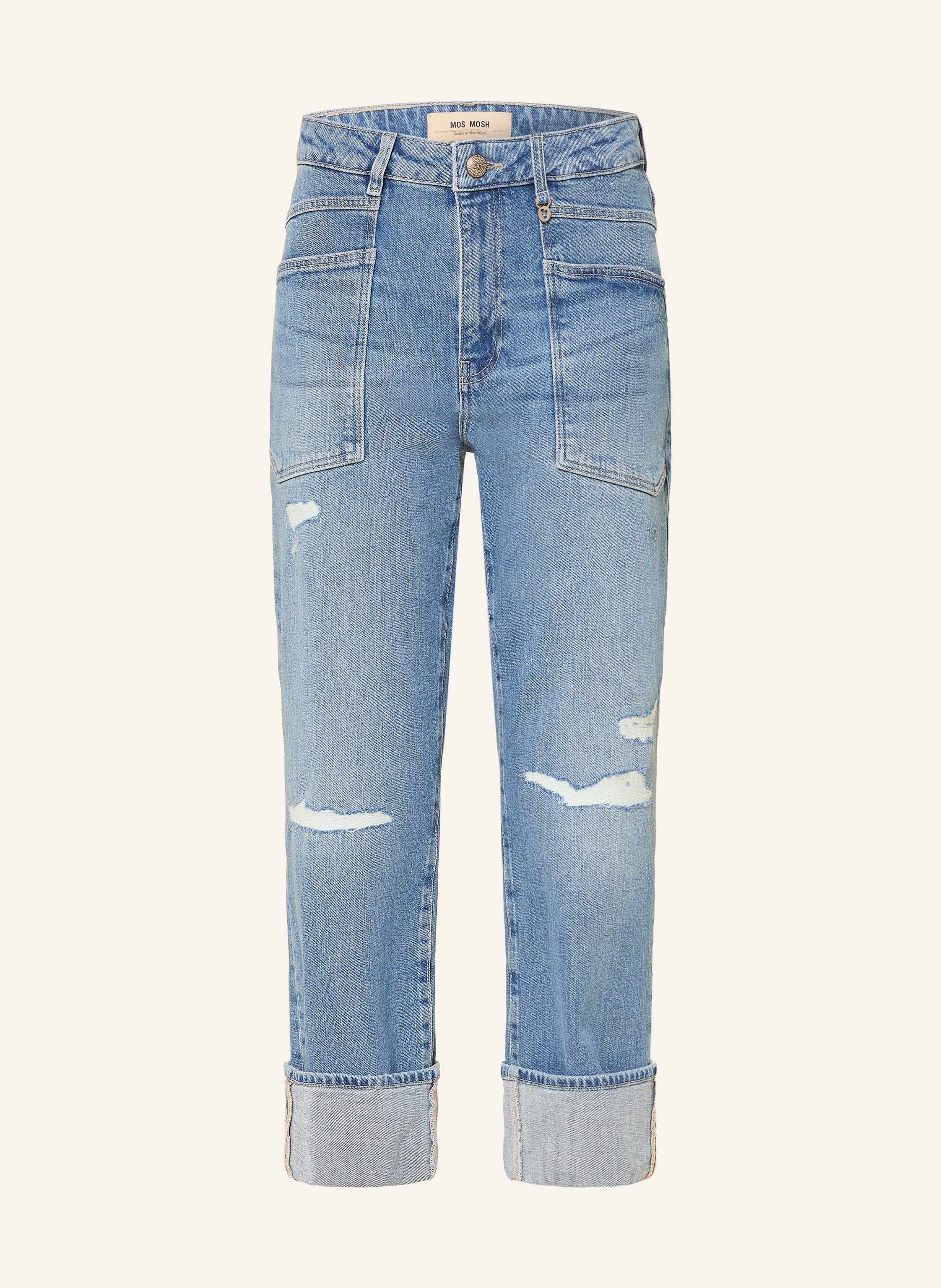 MOS MOSH Straight Jeans MMRACHEL in 401 blue