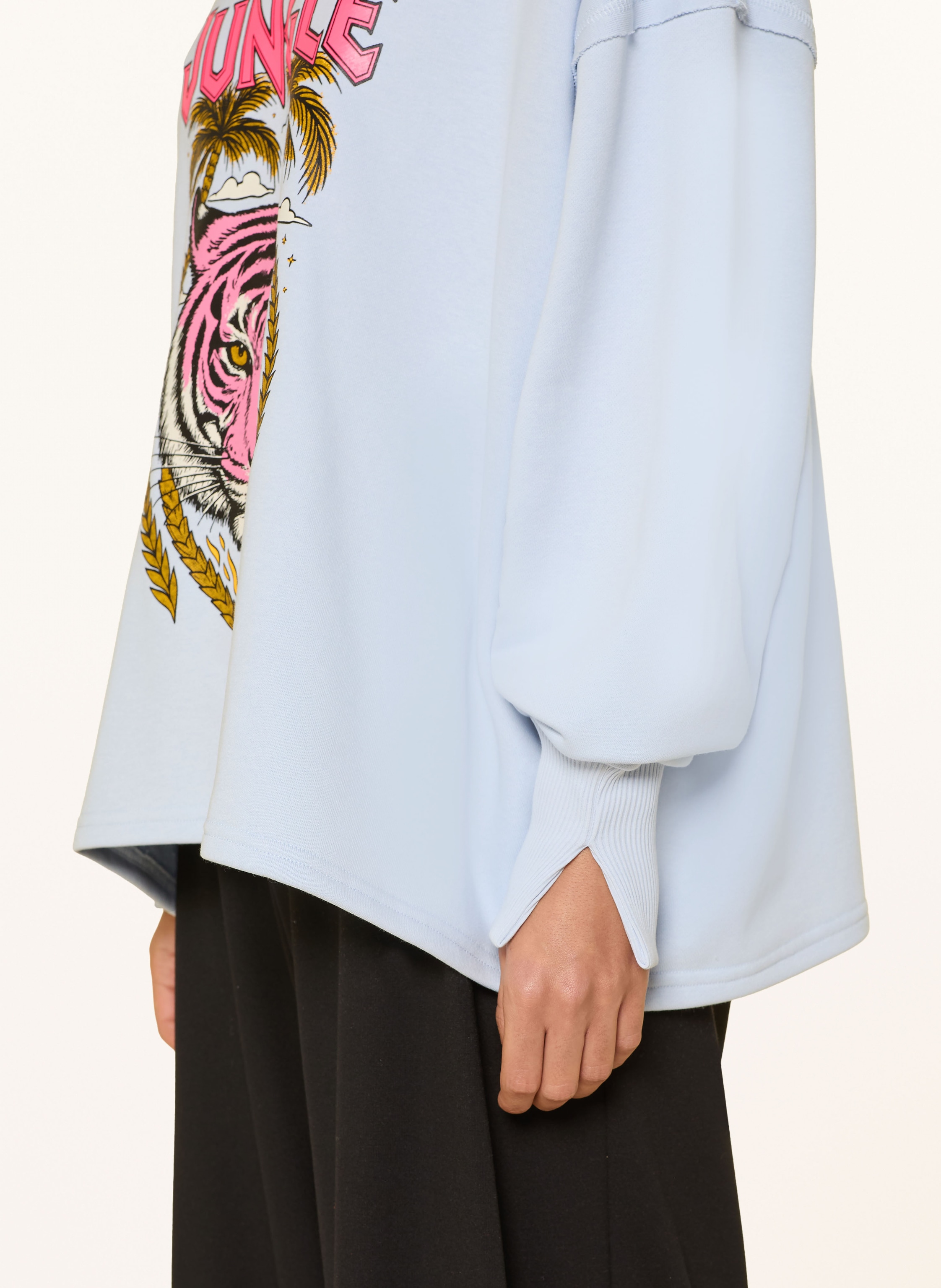 Thumbnail - Miss Goodlife Oversized-Sweatshirt blau