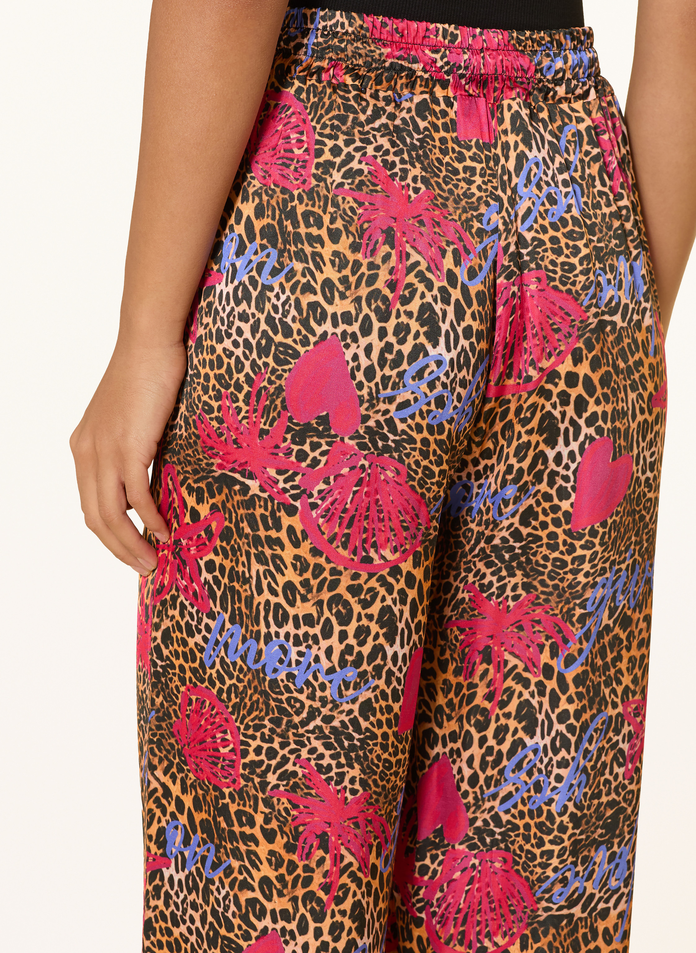 Thumbnail - Miss Goodlife Marlenehose Aus Satin braun