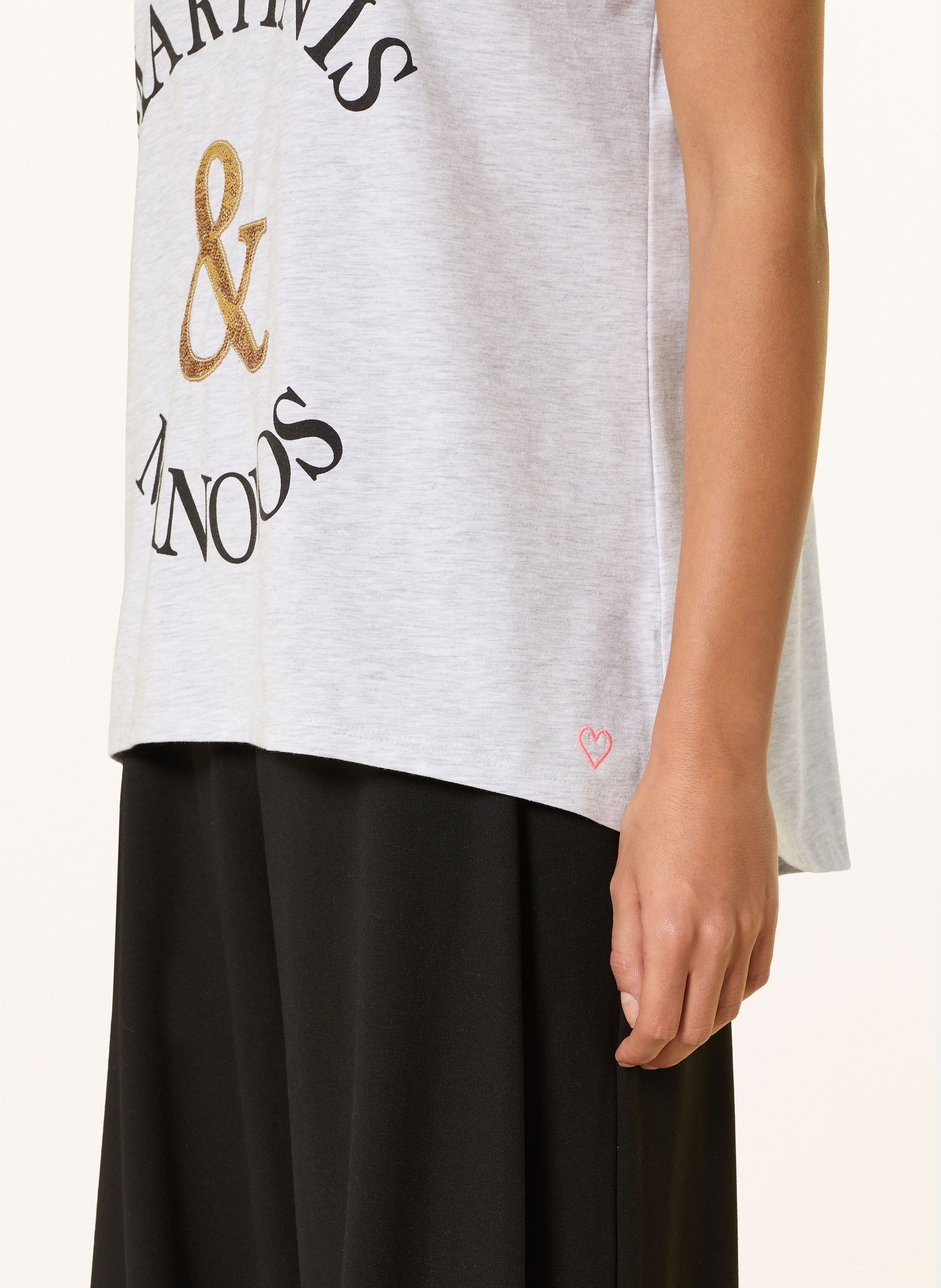 Thumbnail - Miss Goodlife T-Shirt Mit Pailletten grau