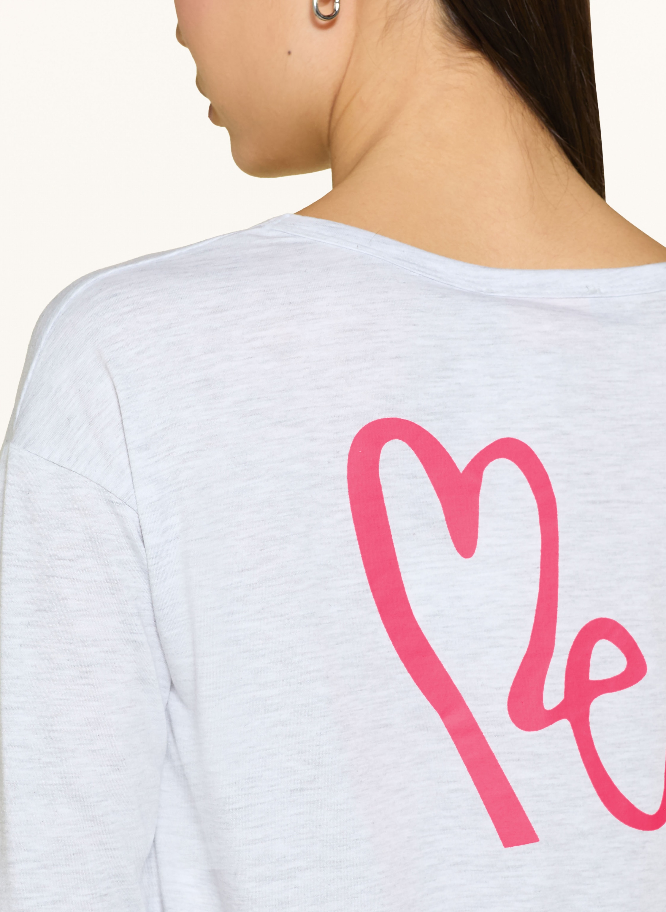 Thumbnail - Miss Goodlife Longsleeve grau