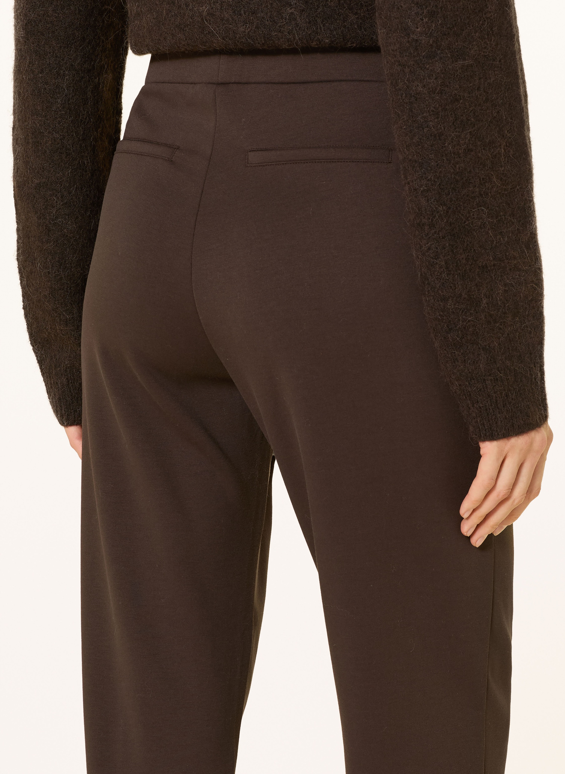 Thumbnail - Monari Jerseyhose Im Jogging-Stil braun