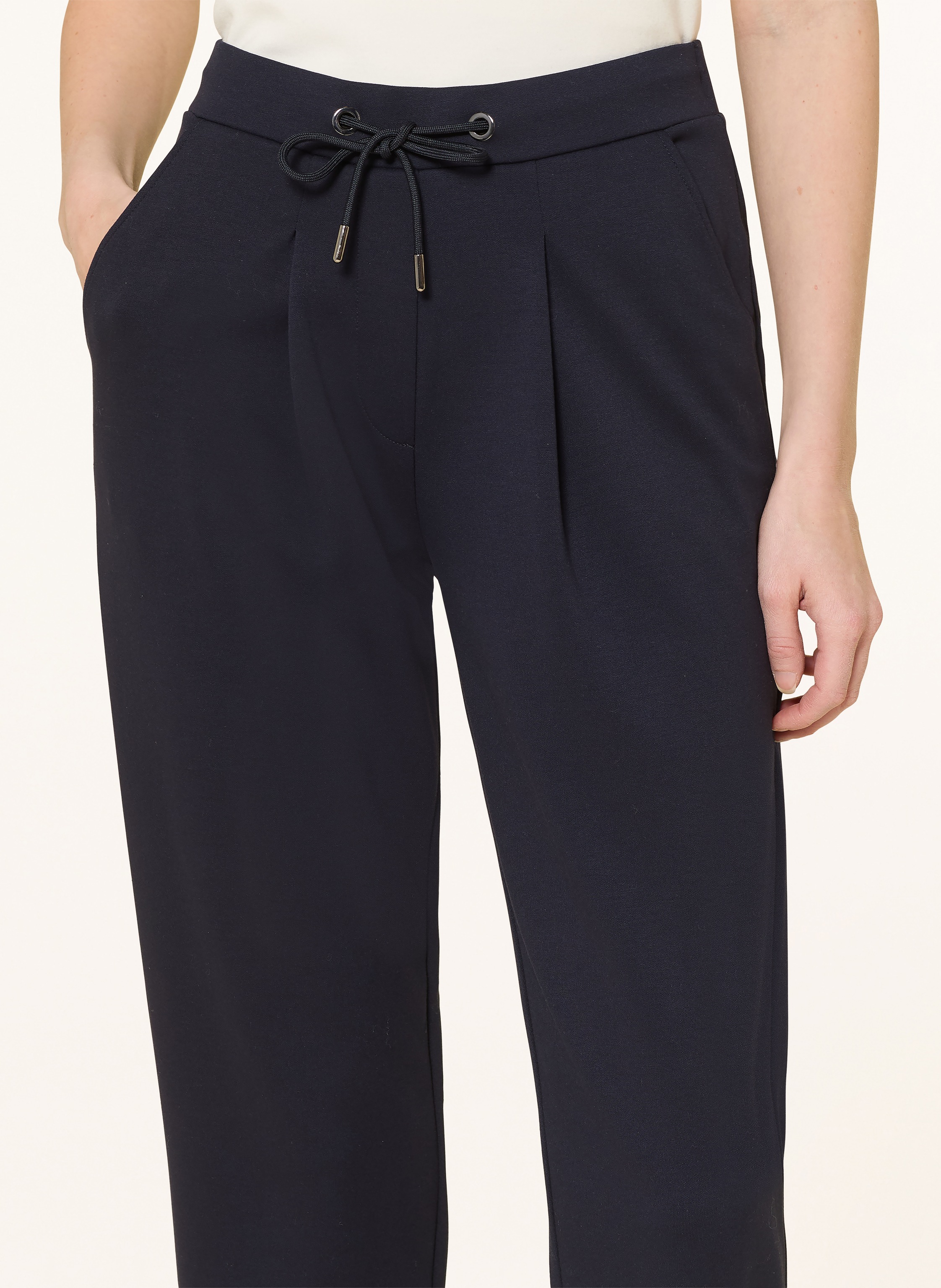 Thumbnail - Monari Jerseyhose Im Jogging-Stil blau