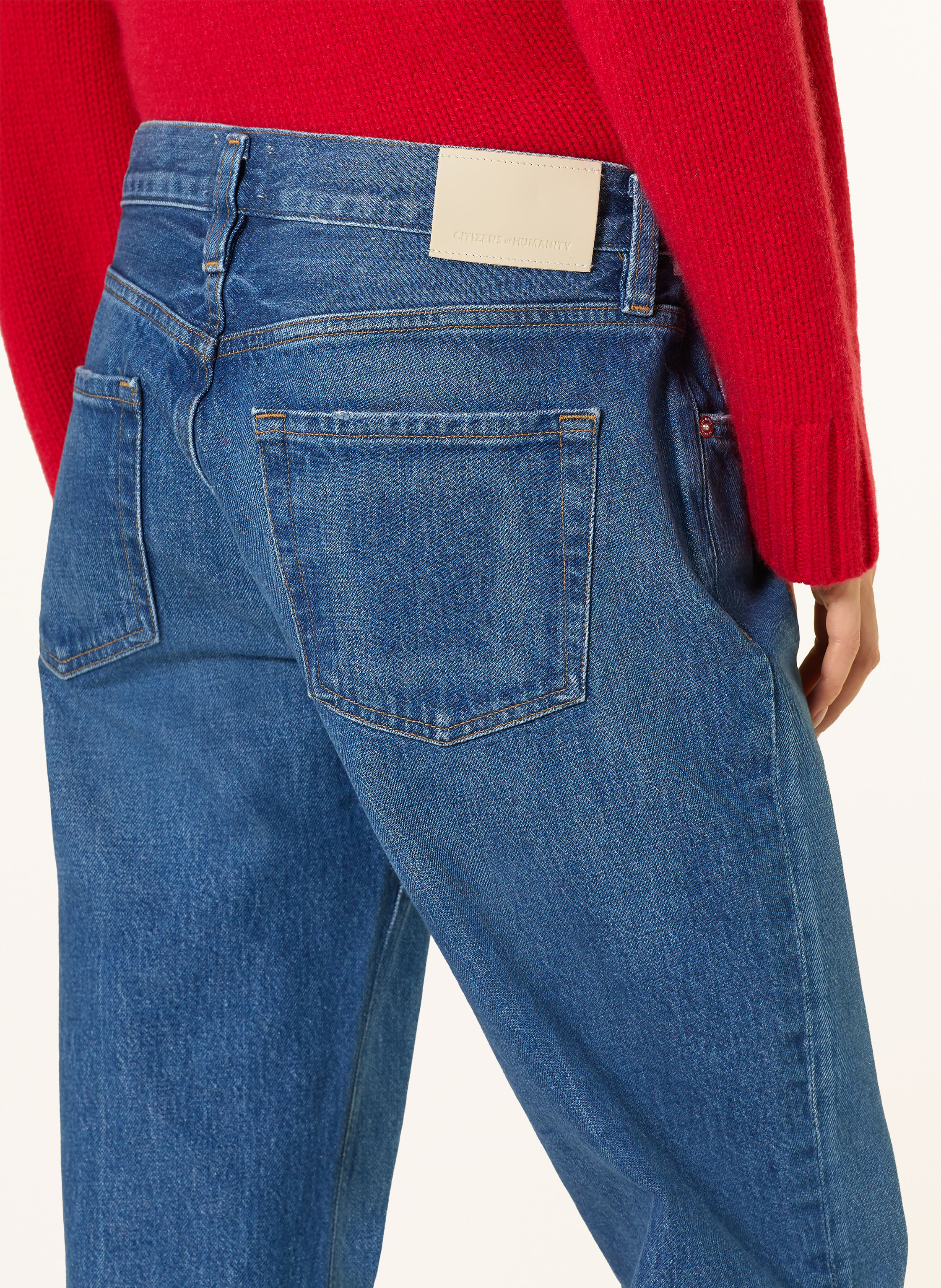 Thumbnail - Citizens Of Humanity Cropped Jeans Faye blau