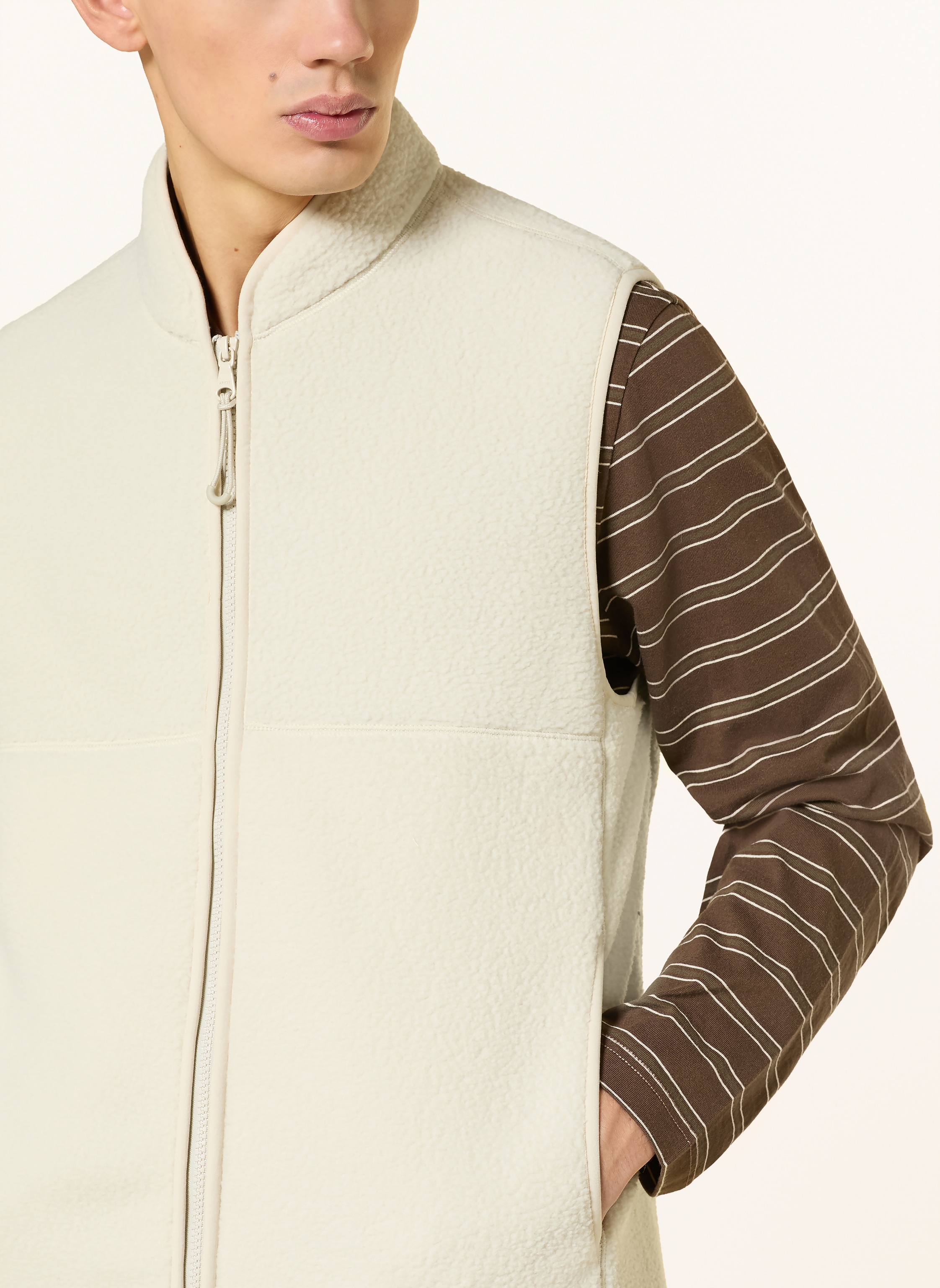 Thumbnail - Arket Fleeceweste beige